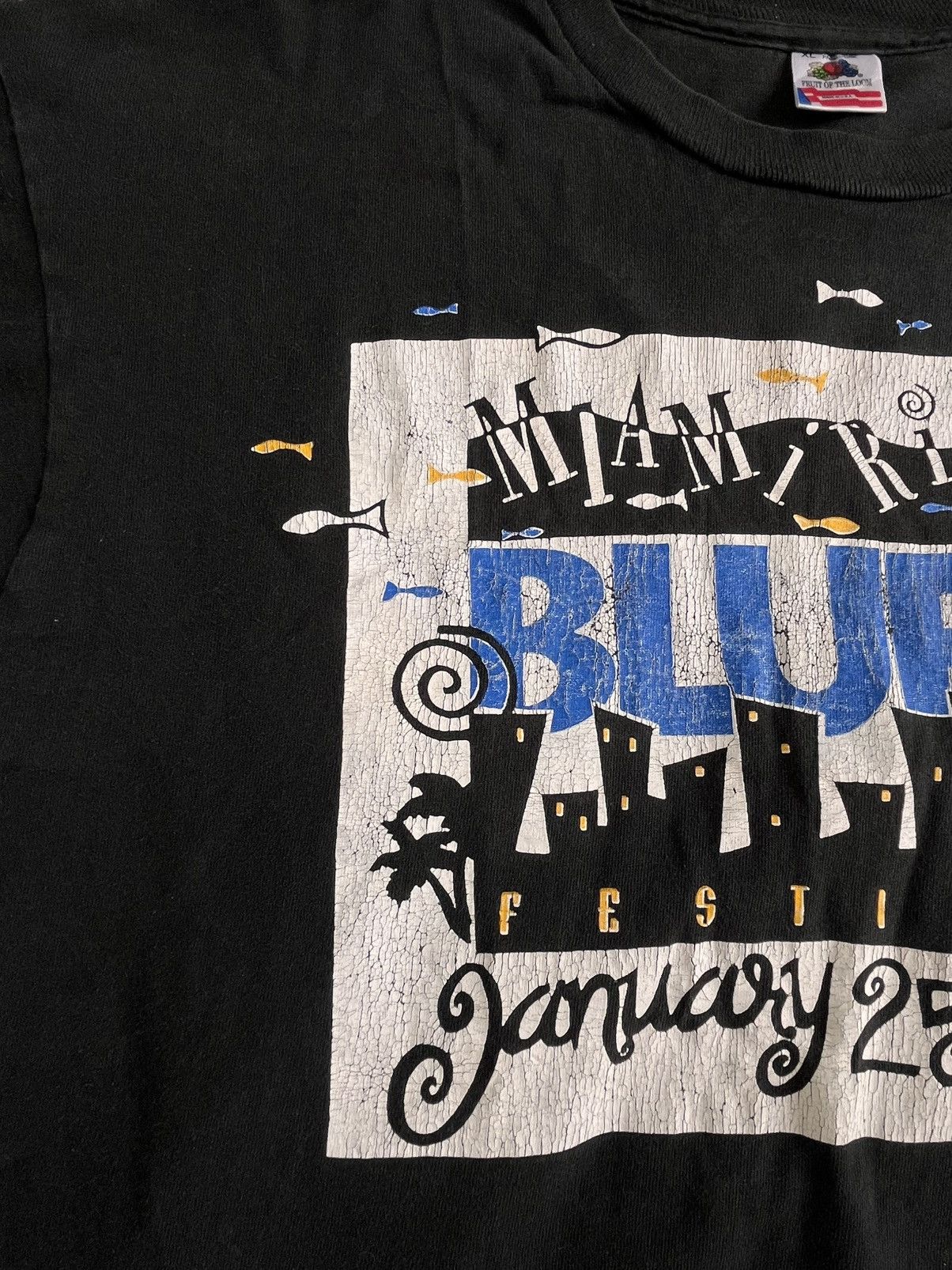 Band Tees Blues Festival January 25, 1992 Tees Size US XL / EU 56 / 4 - 3 Thumbnail