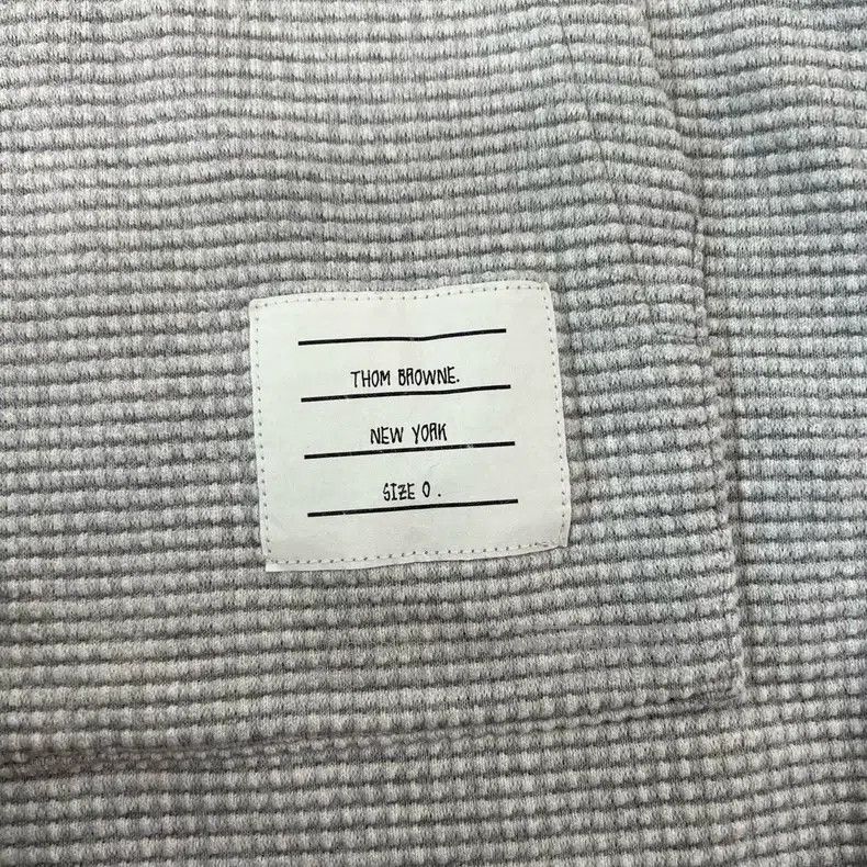 Thom Browne Thom Browne Waffle Hooded Sweatshirt Size US XS / EU 42 / 0 - 5 Thumbnail