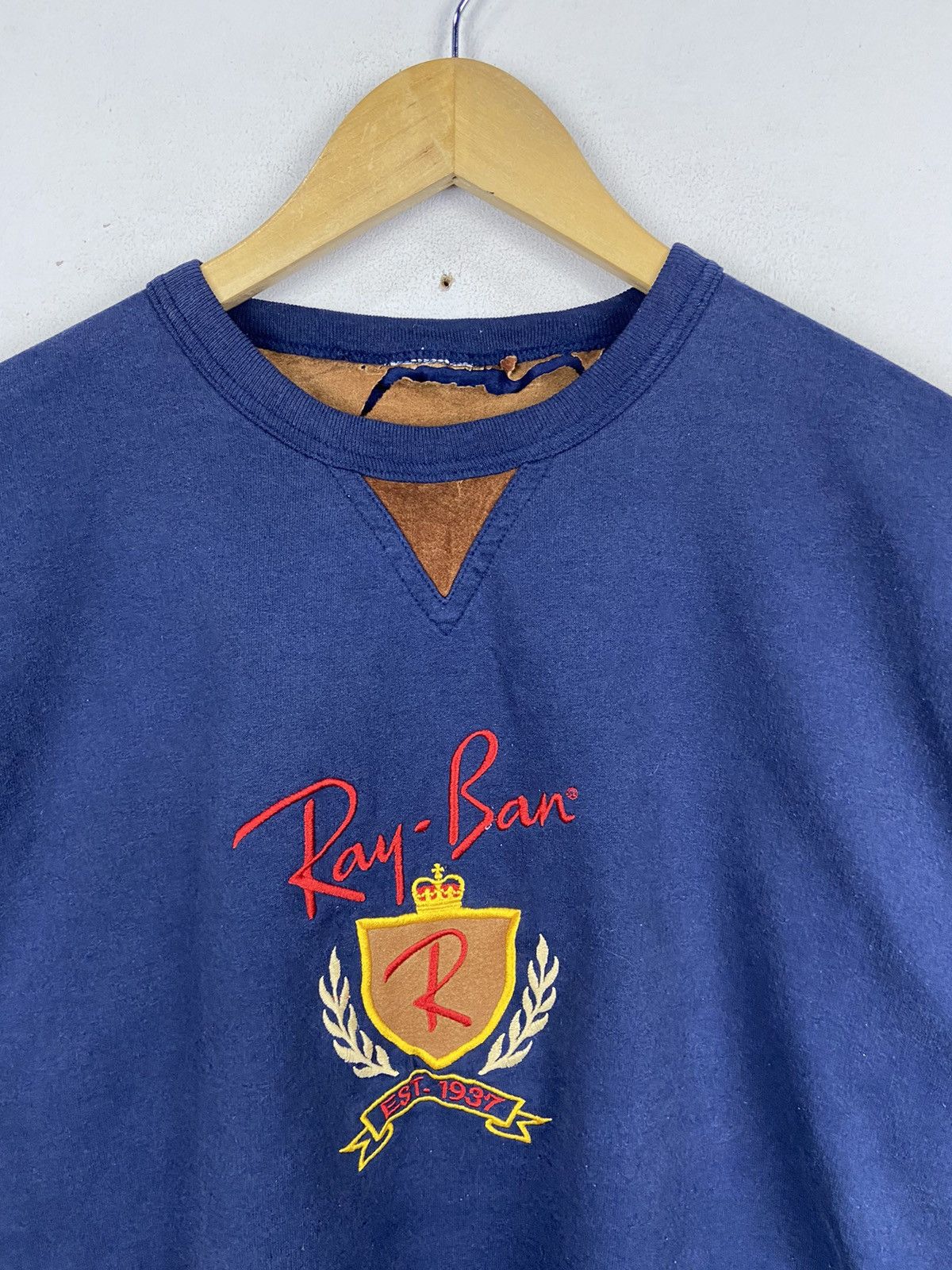 Other × RayBan × Vintage RARE!! Rayban 90s SWEATSHIRT Size US L / EU 52-54 / 3 - 6 Thumbnail