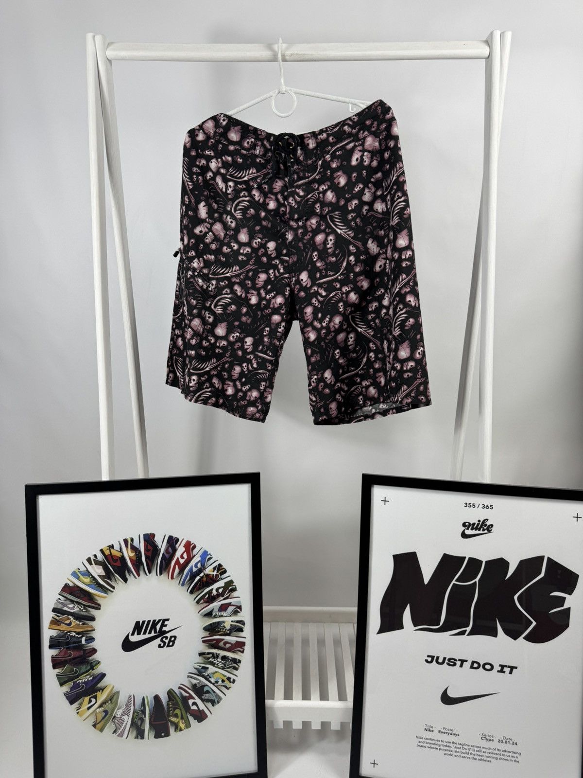 Other Vintage Skull Shorts Size US 32 / EU 48 - 1 Thumbnail