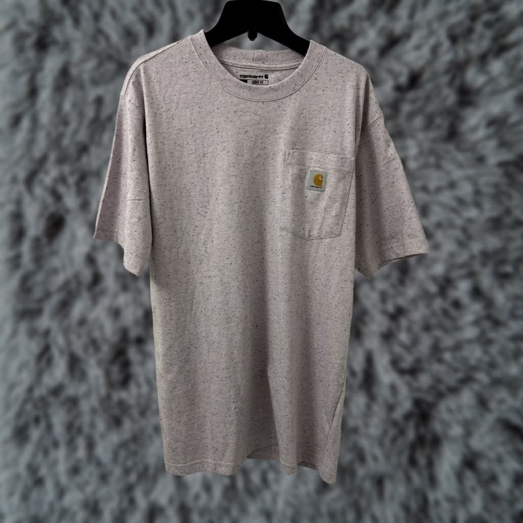 Carhartt VINTAGE Carhartt T-Shirt Mens S Purple Speckled Pocket Heavyweight S/S K87 V39 Size US S / EU 44-46 / 1 - 1 Thumbnail