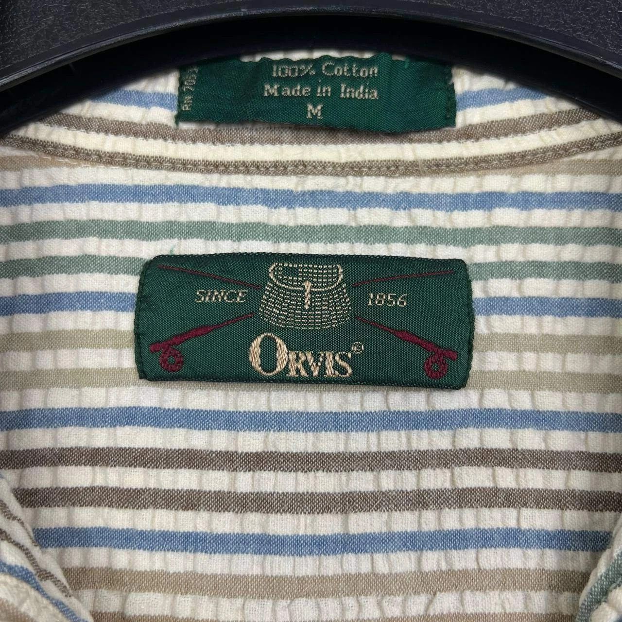 Orvis Vintage Orvis Button Up Shirt Men Striped Collared Cotton M Size US M / EU 48-50 / 2 - 4 Thumbnail