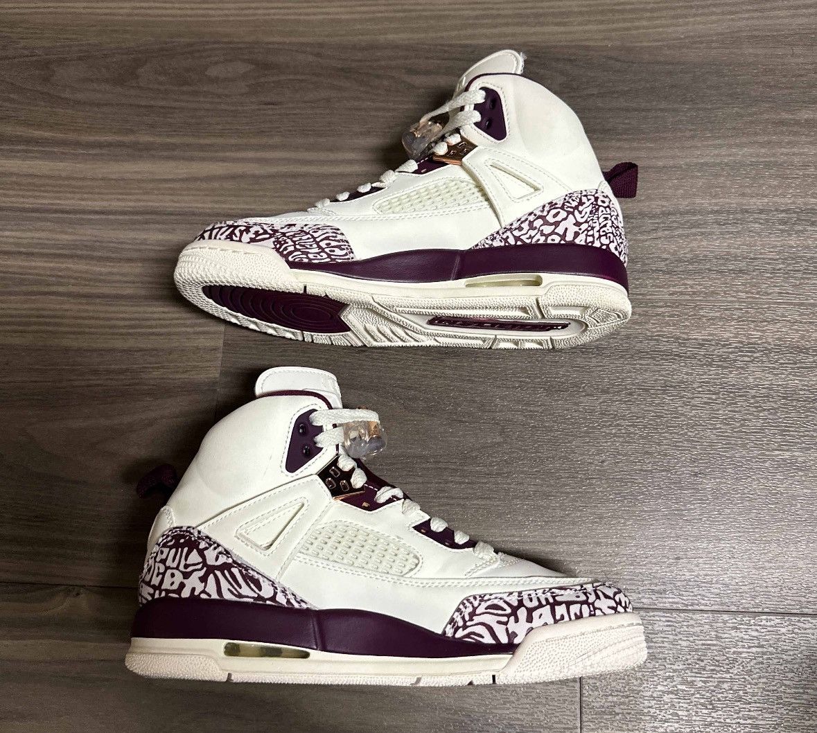 Jordan Brand × Nike Jordan Spizike Bordeaux Size US 5 / EU 37 - 3 Thumbnail