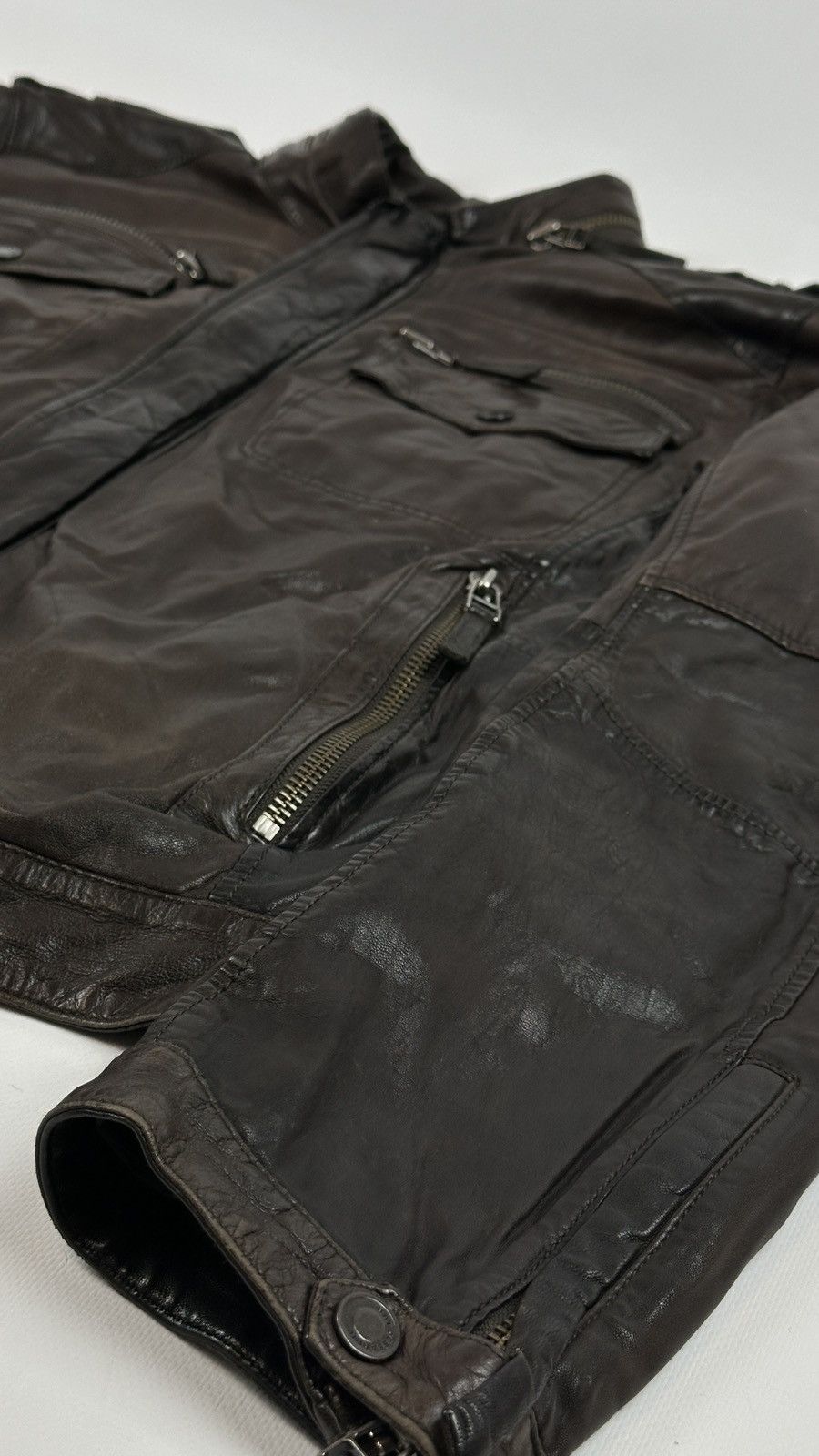 Baldessarini Baldessarini Leather Biker Jacket Size US L / EU 52-54 / 3 - 4 Thumbnail