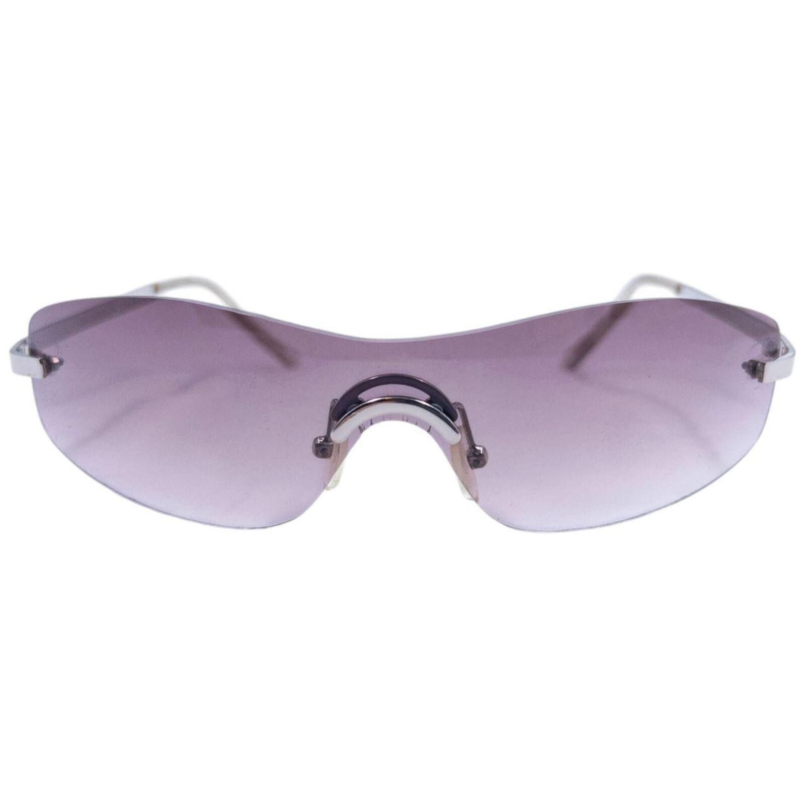 Burberry Vintage 2000s Burberry Nova Check Rimless Sunglasses Size ONE SIZE - 2 Thumbnail