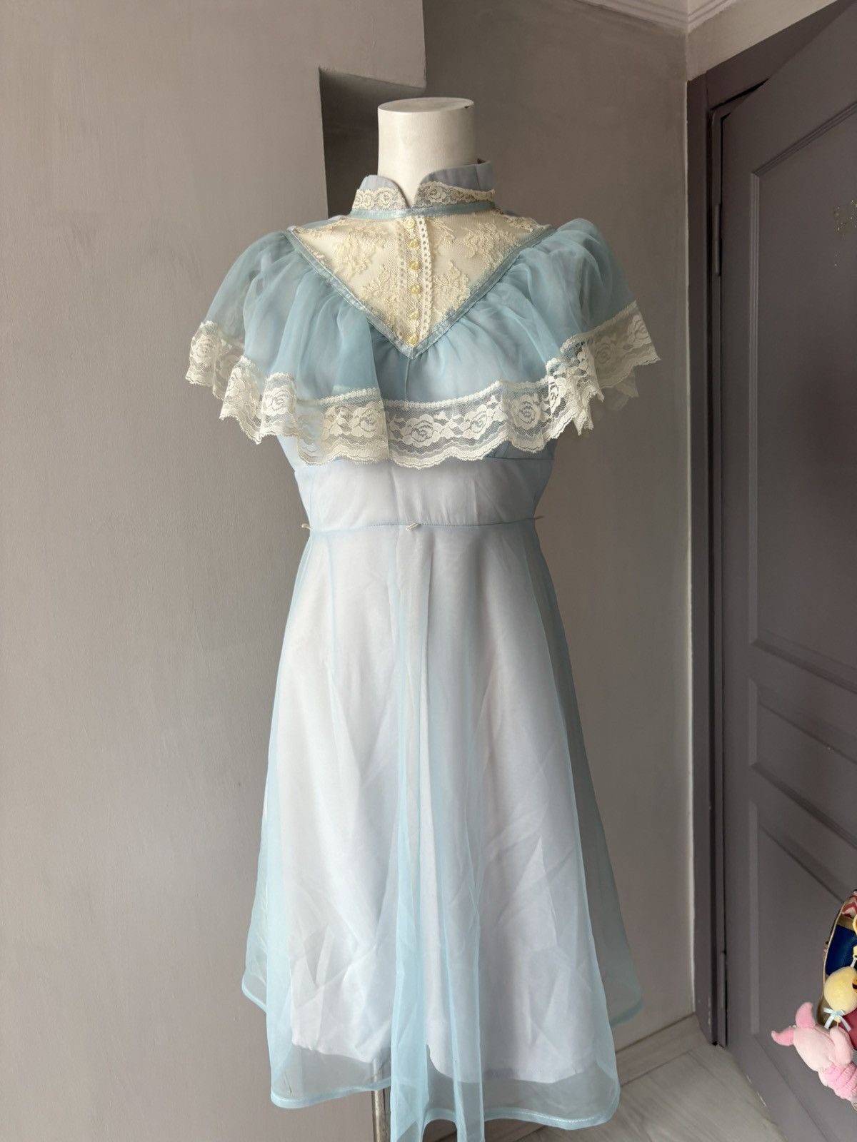 Vintage Antique dress Size XS / US 0-2 / IT 36-38 - 4 Thumbnail