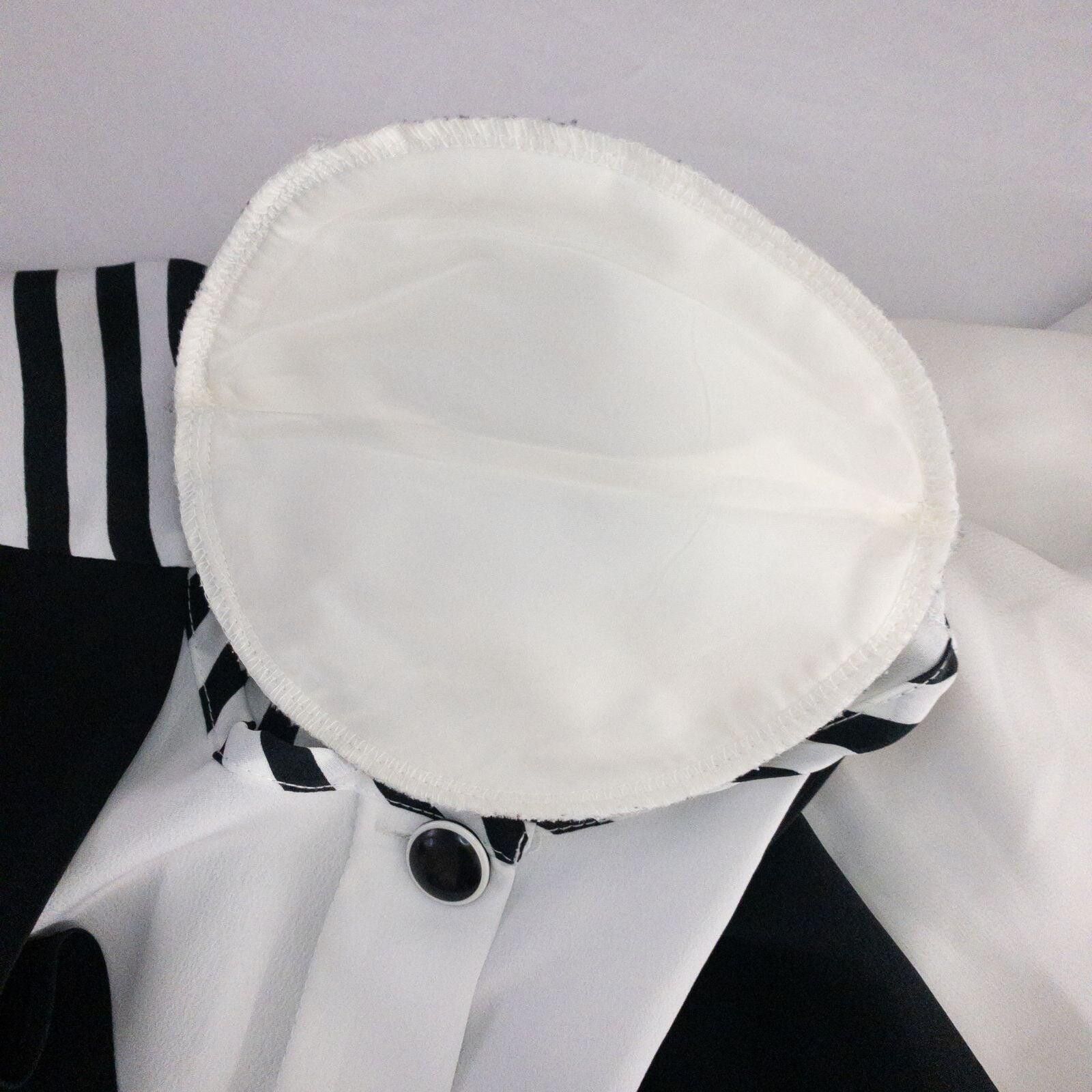 Other Leslie Fay Vintage White Striped Blouse Womens 12 Large Size XL / US 12-14 / IT 48-50 - 5 Thumbnail