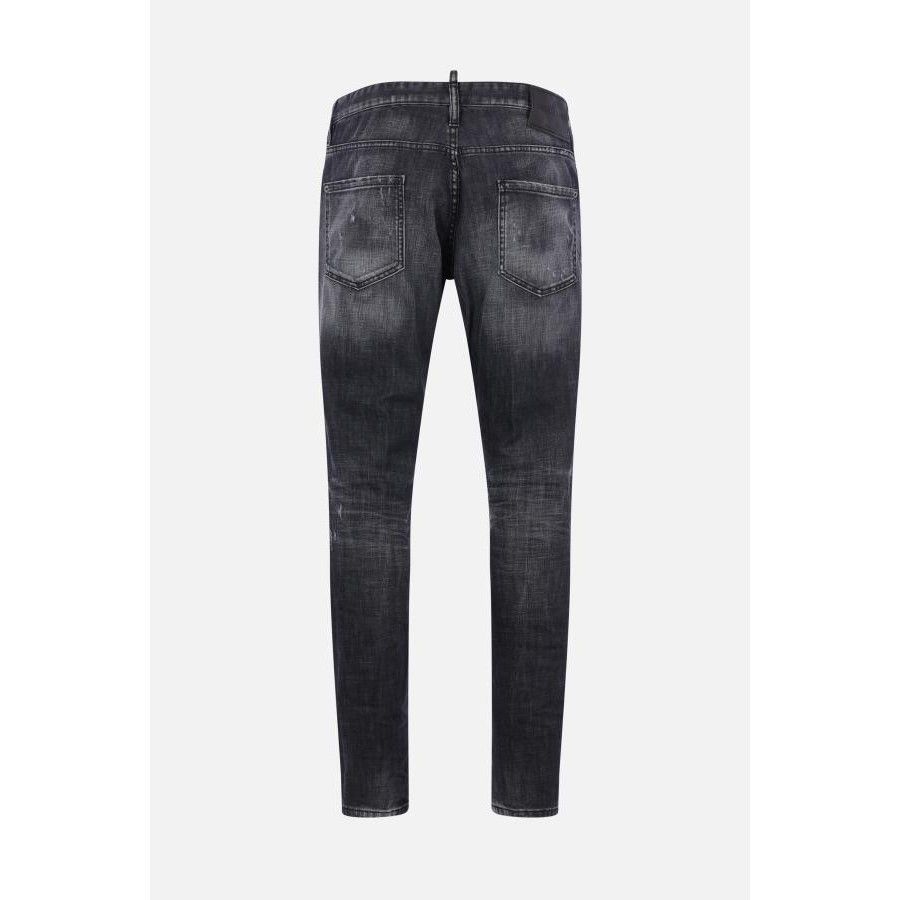 Dsquared2 DSQUARED2 Teddy Black Distressed Denim Jeans New & Authentic Size US 30 / EU 46 - 2 Thumbnail