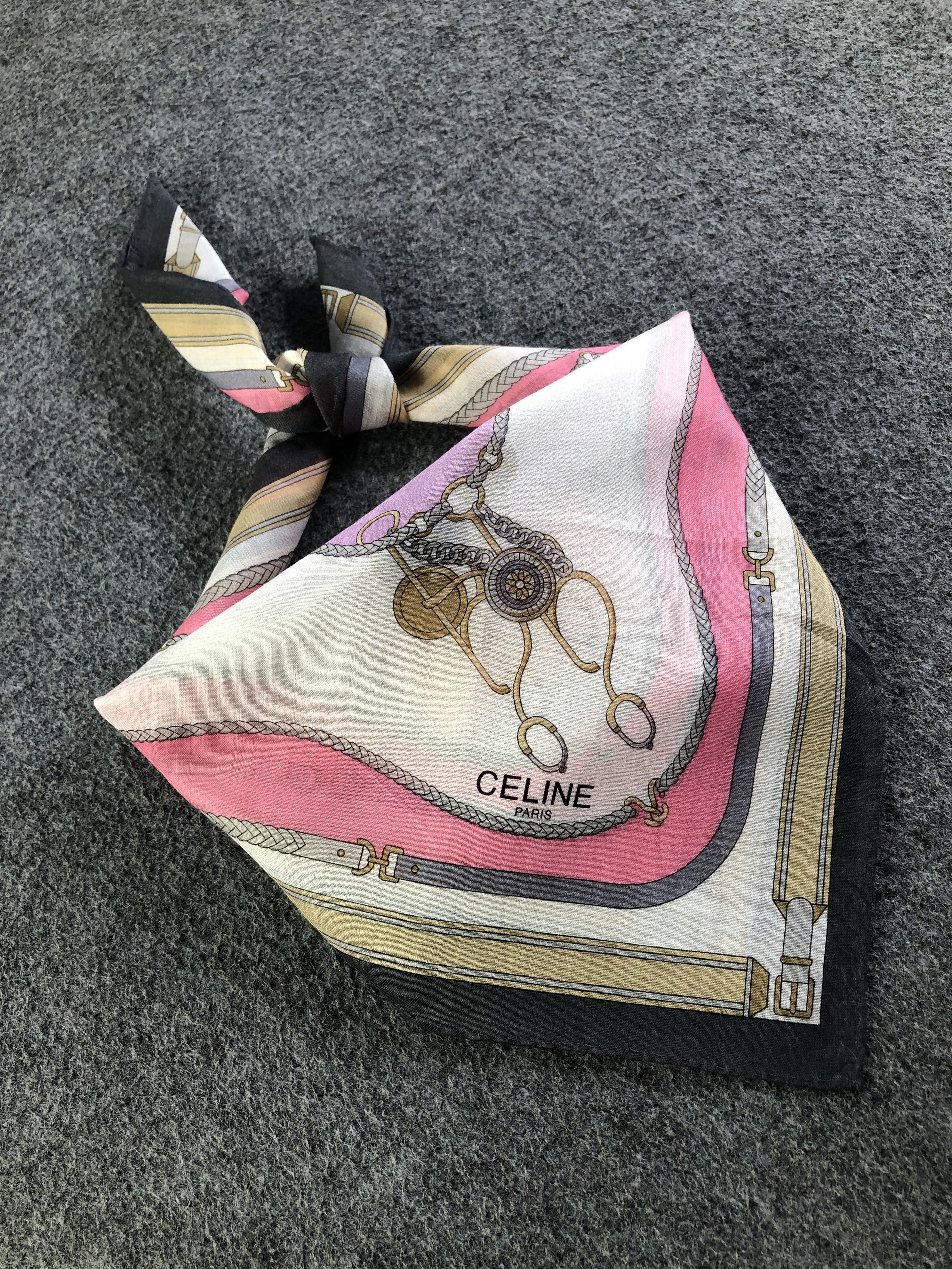 Celine Celine Handkerchief / Bandana / Neckerchief C388 Size ONE SIZE - 2 Thumbnail