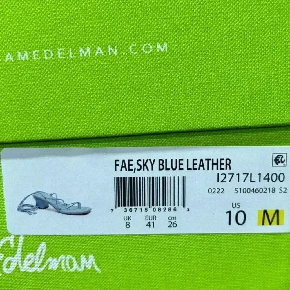 Sam Edelman Sam Edelman Fae Sky Blue Leather Sandal NWT Size US 10 / IT 40 - 2 Thumbnail
