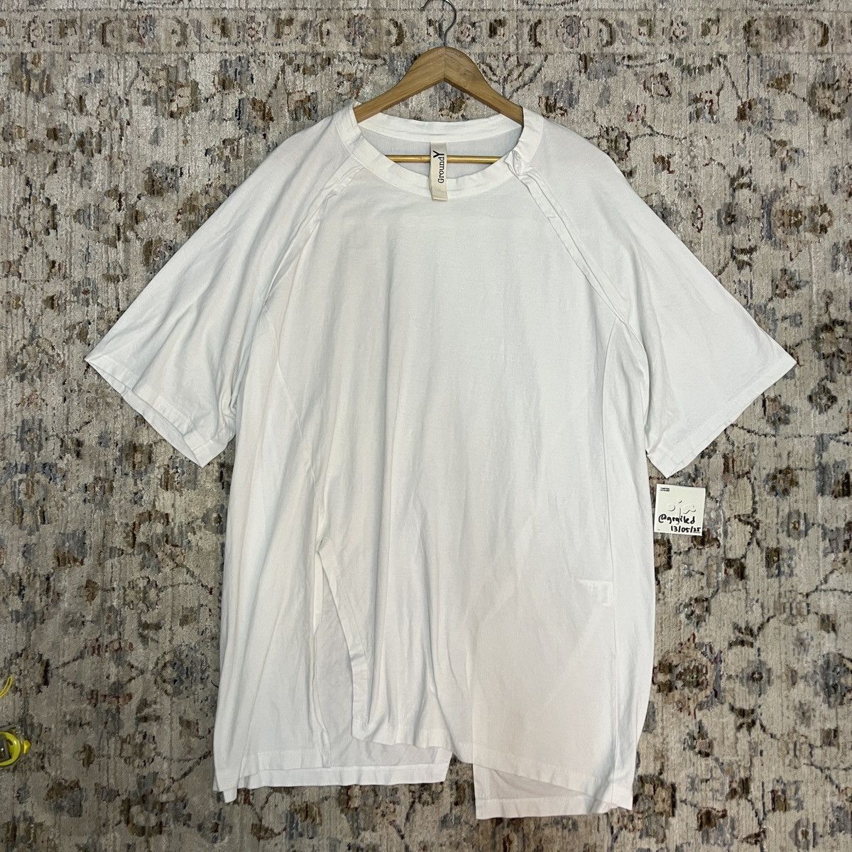 Yohji Yamamoto Ground Y Front Raglan Slit Cut & Sew