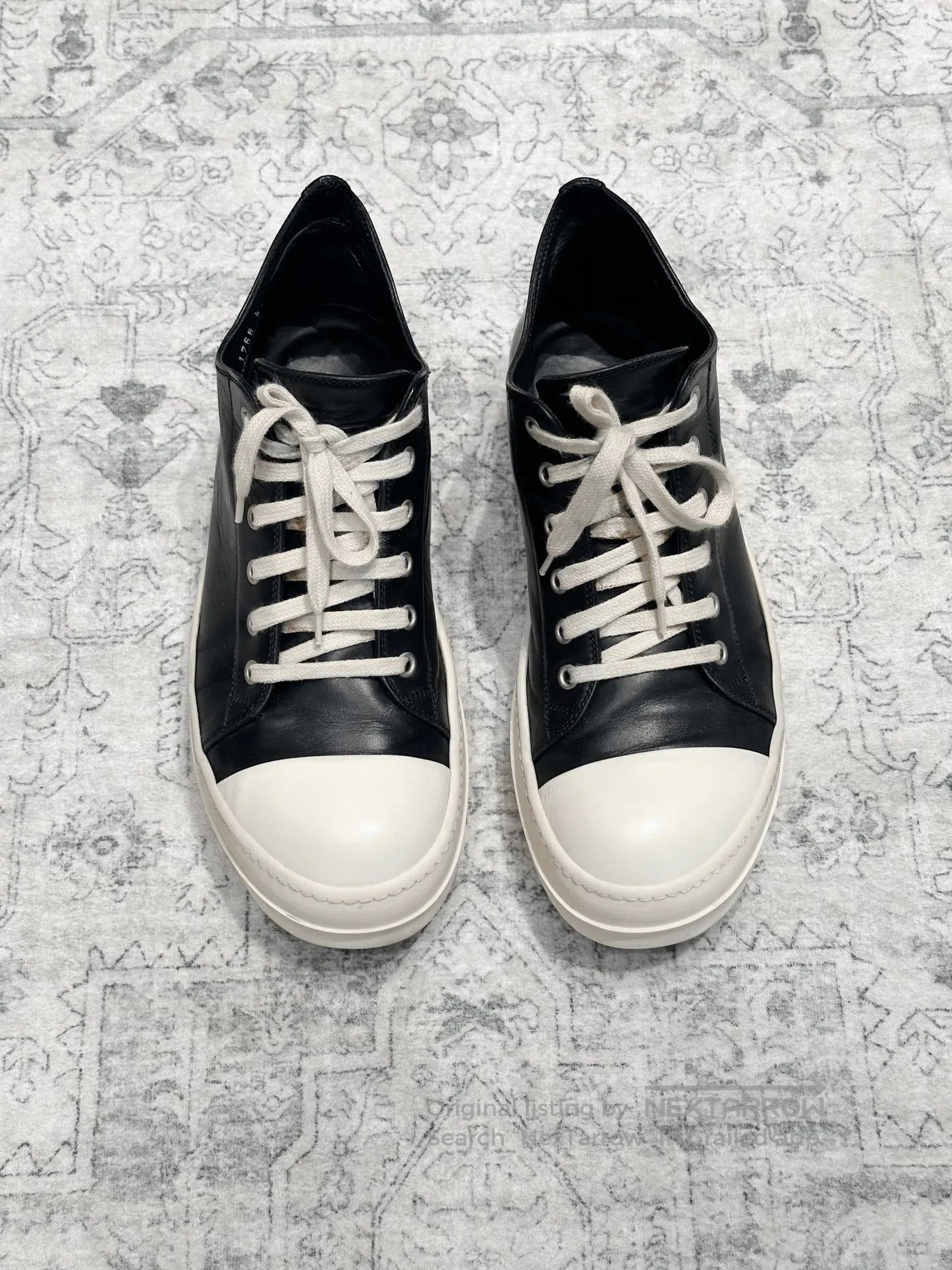 Rick Owens Rick Owens Main Line Leather Low-Top. Size US 8.5 / EU 41-42 - 1 Thumbnail