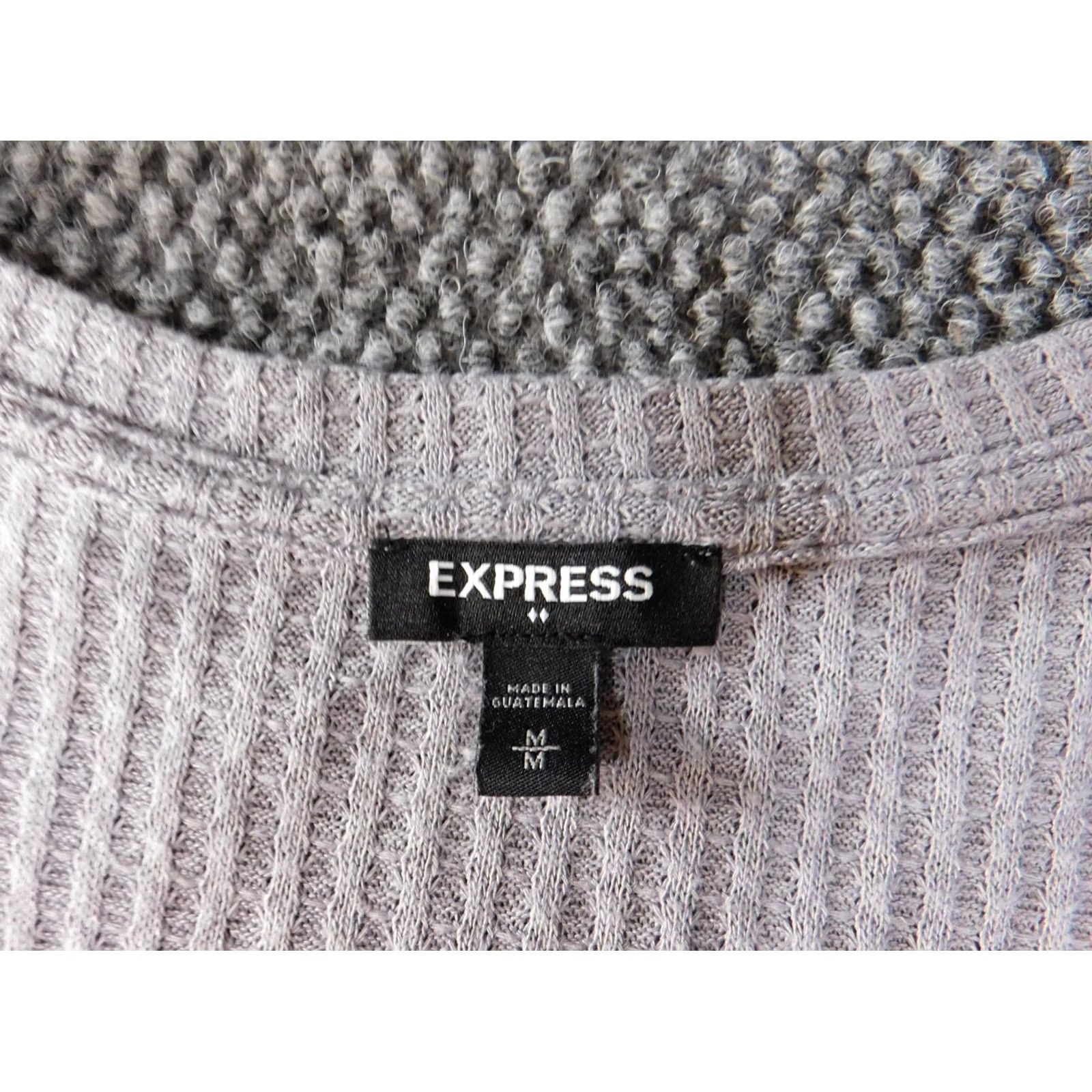 Express Express Blouse Shirt Women M Purple V-Neck Pullover Knit Stretch Casual Top Size M / US 6-8 / IT 42-44 - 4 Thumbnail