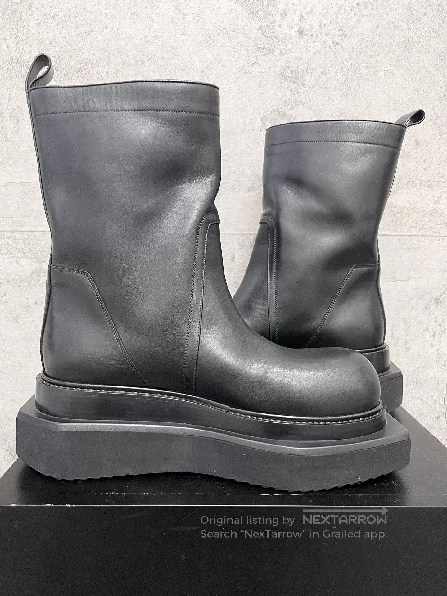 Rick Owens Rick Owens Show Coffin Sole High-Top Boots. Size US 10 / EU 43 - 5 Thumbnail