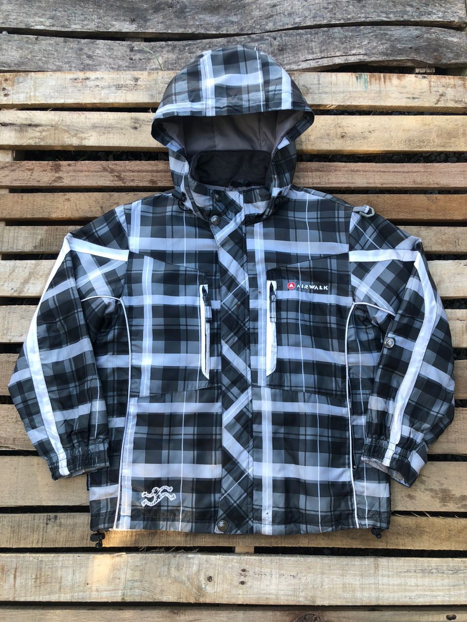 Airwalk Vintage Airwalk Plaid Snow Jacket Size US S / EU 44-46 / 1 - 1 Thumbnail