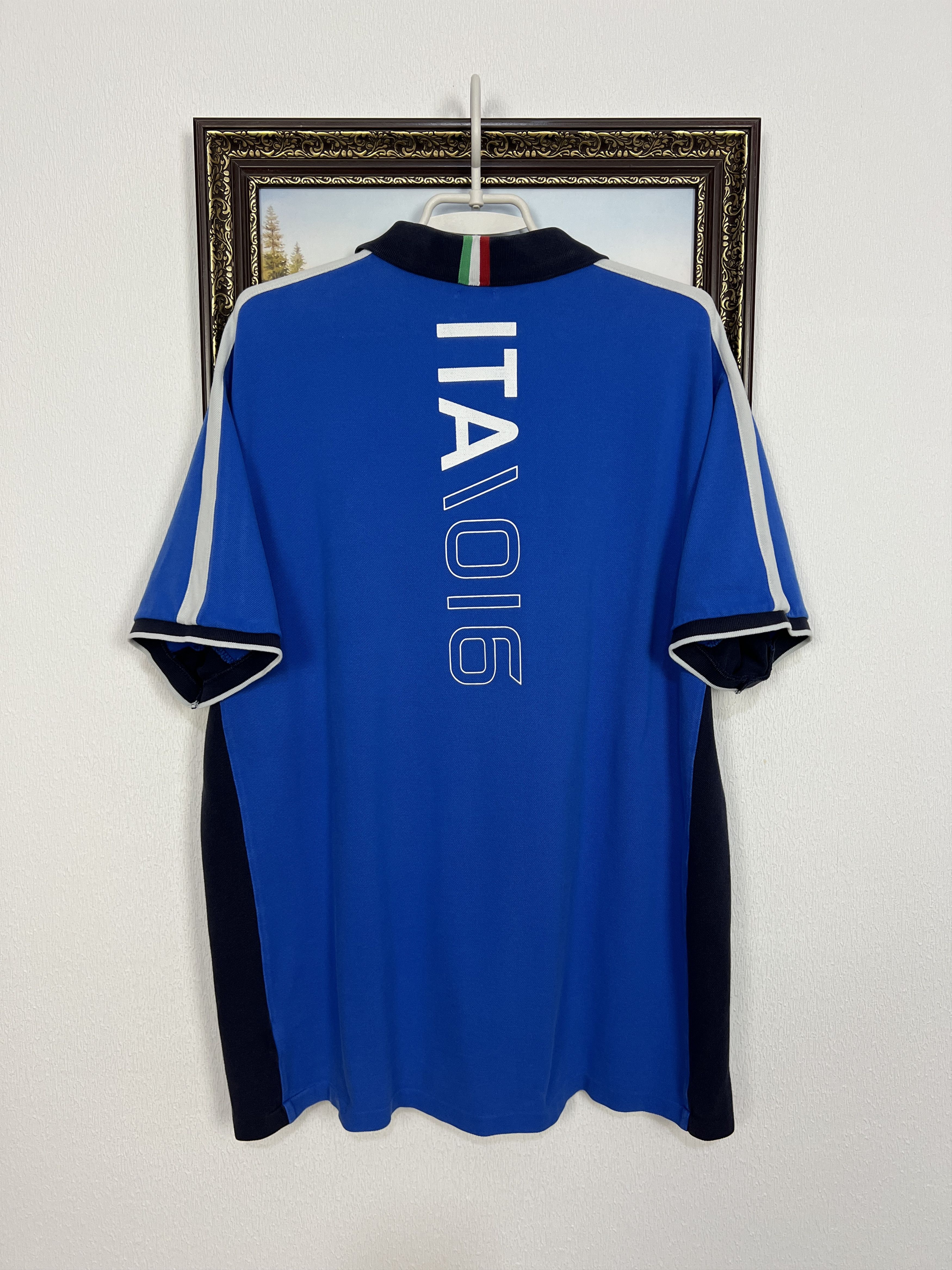 Polo Ralph Lauren Italy Italia Big Pony Rare Chief Keef Blue Shirt Jersey Size US XXL / EU 58 / 5 - 6 Thumbnail