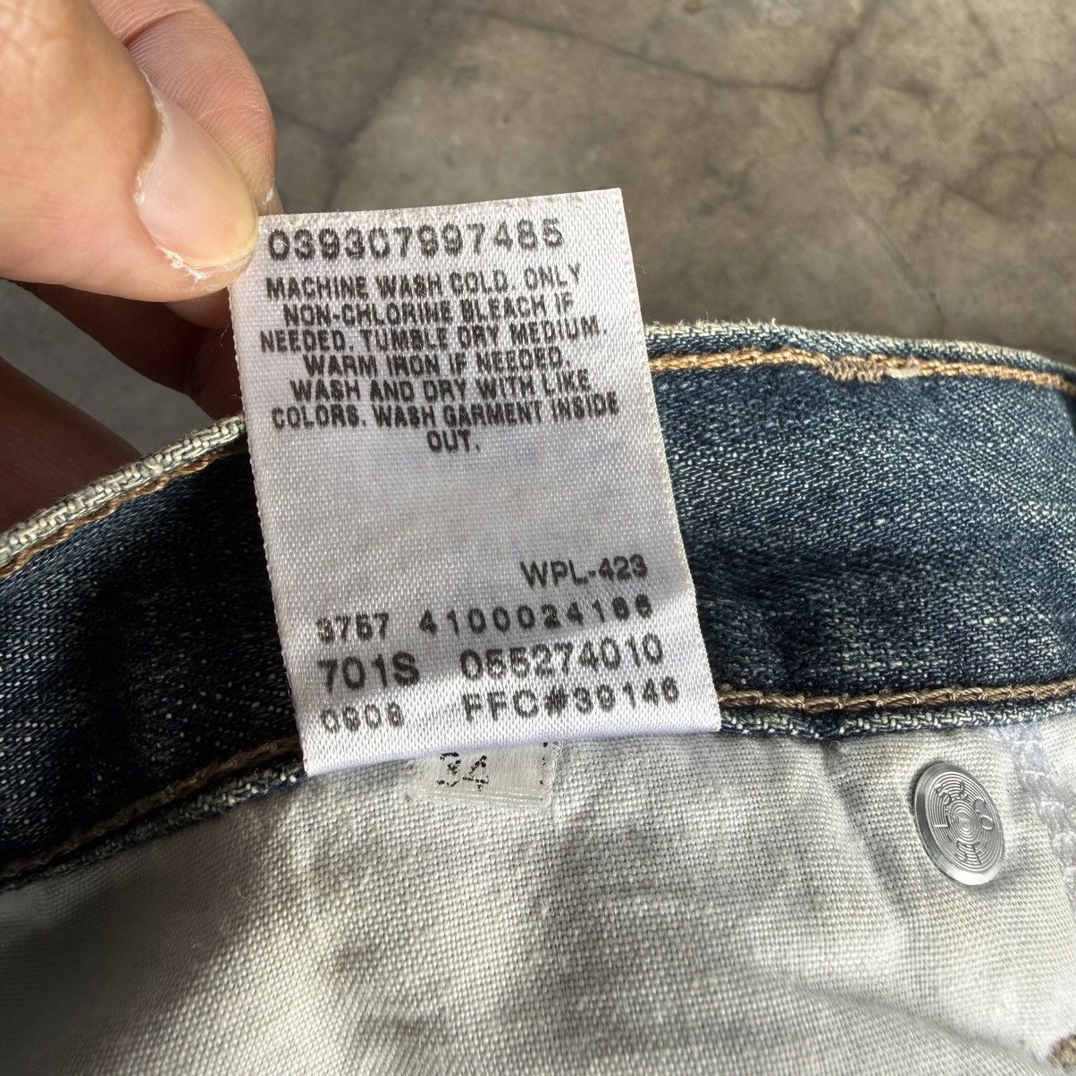 Levi's Vintage Clothing W34x28 Vintage Levi's 527 Low Bootcut Faded Denim Jean Size US 34 / EU 50 - 16 Thumbnail