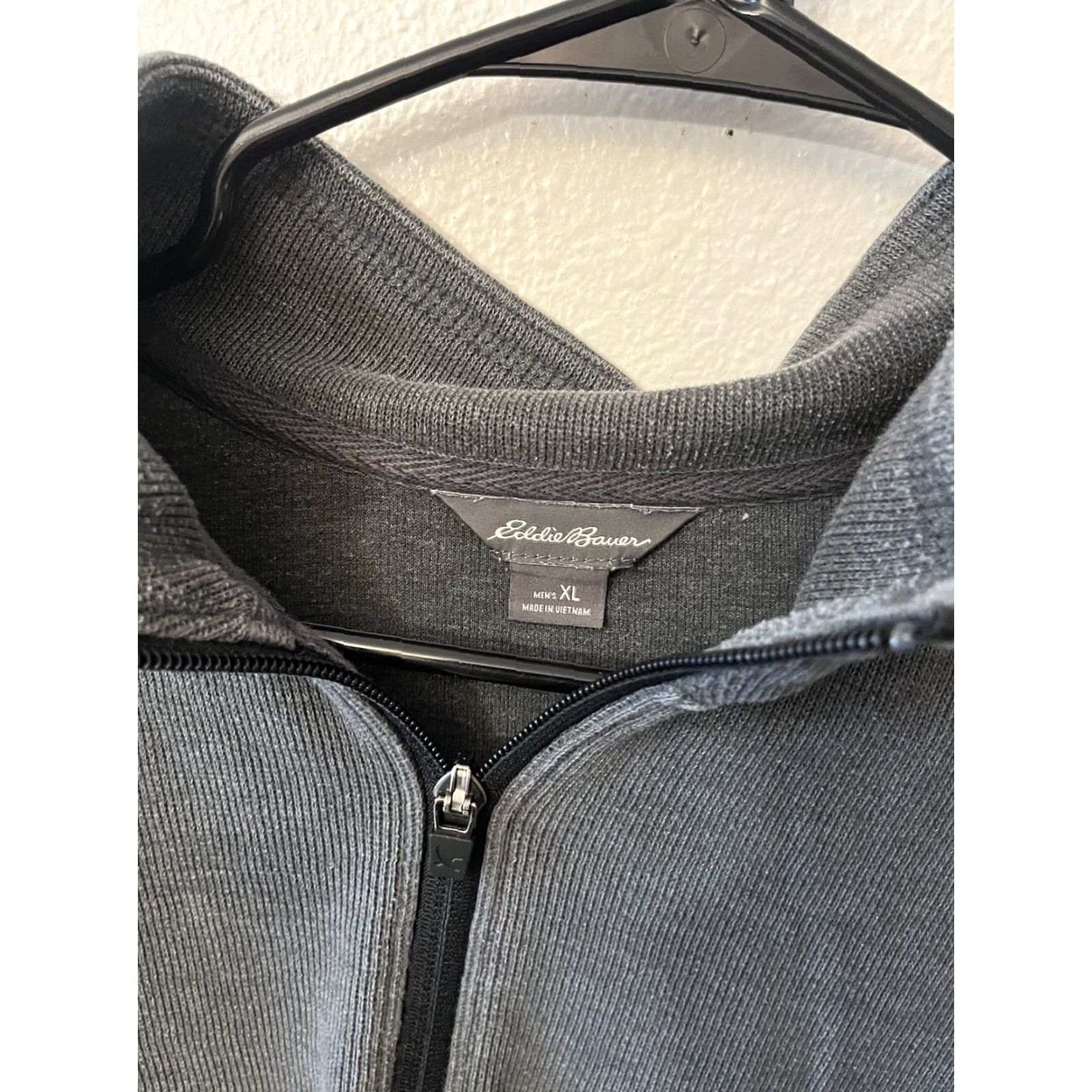Eddie Bauer Eddie Bauer Men’s 1/4 Zip Cotton Sweater Gray XL Size US XL / EU 56 / 4 - 2 Thumbnail