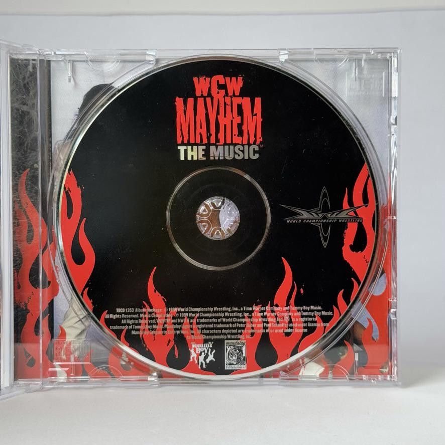 Designer VTG WCW Mayhem The Music CD - 1999 Album Very Rare Size ONE SIZE - 5 Thumbnail