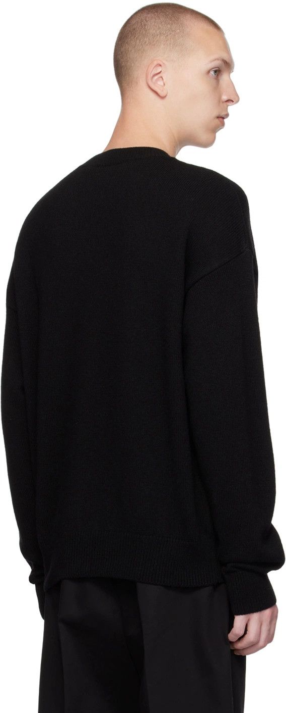 Palm Angels o1y0325 Logo Crewneck Sweater in Black Size US L / EU 52-54 / 3 - 3 Thumbnail