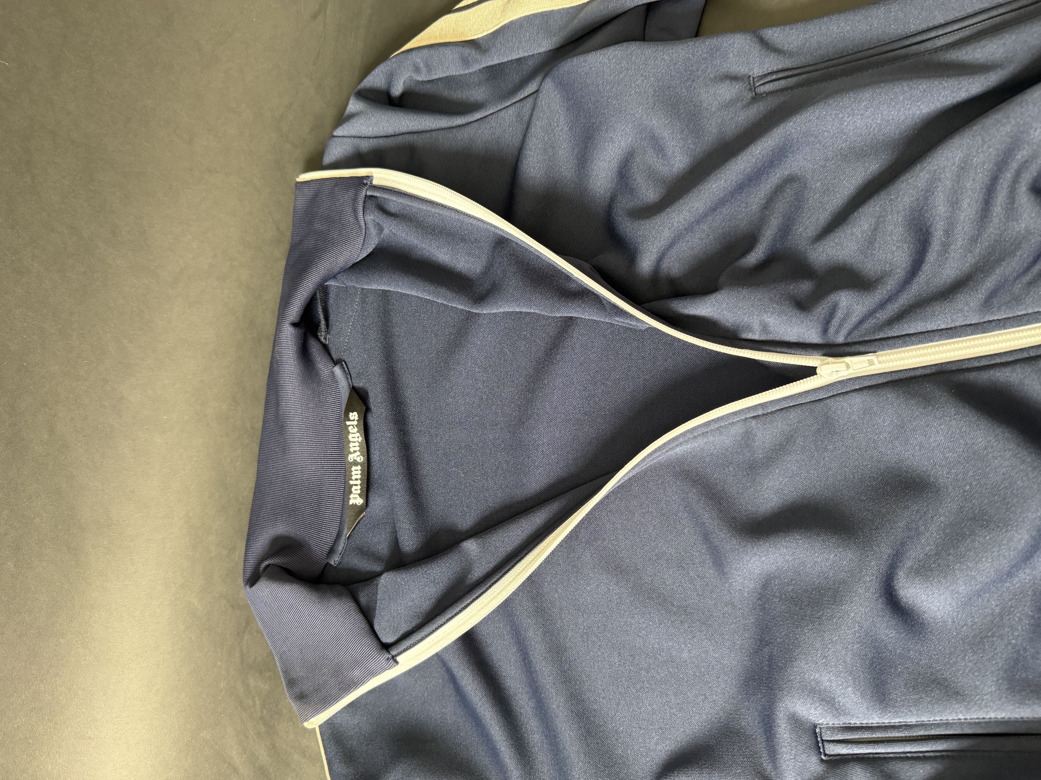 Palm Angels Track Jacket Navy Blue Size L Size US L / EU 52-54 / 3 - 6 Thumbnail