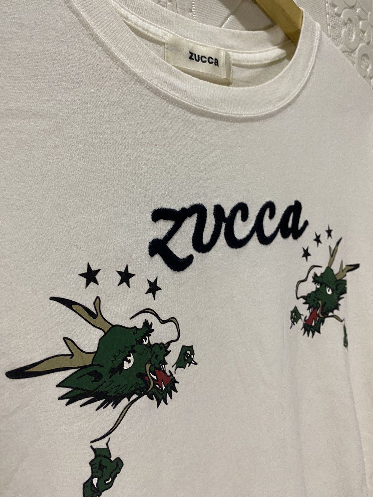Issey Miyake × Japanese Brand × Zucca Zucca Dragon Embroidery By Issey Miyake Tshirt Size US M / EU 48-50 / 2 - 4 Thumbnail