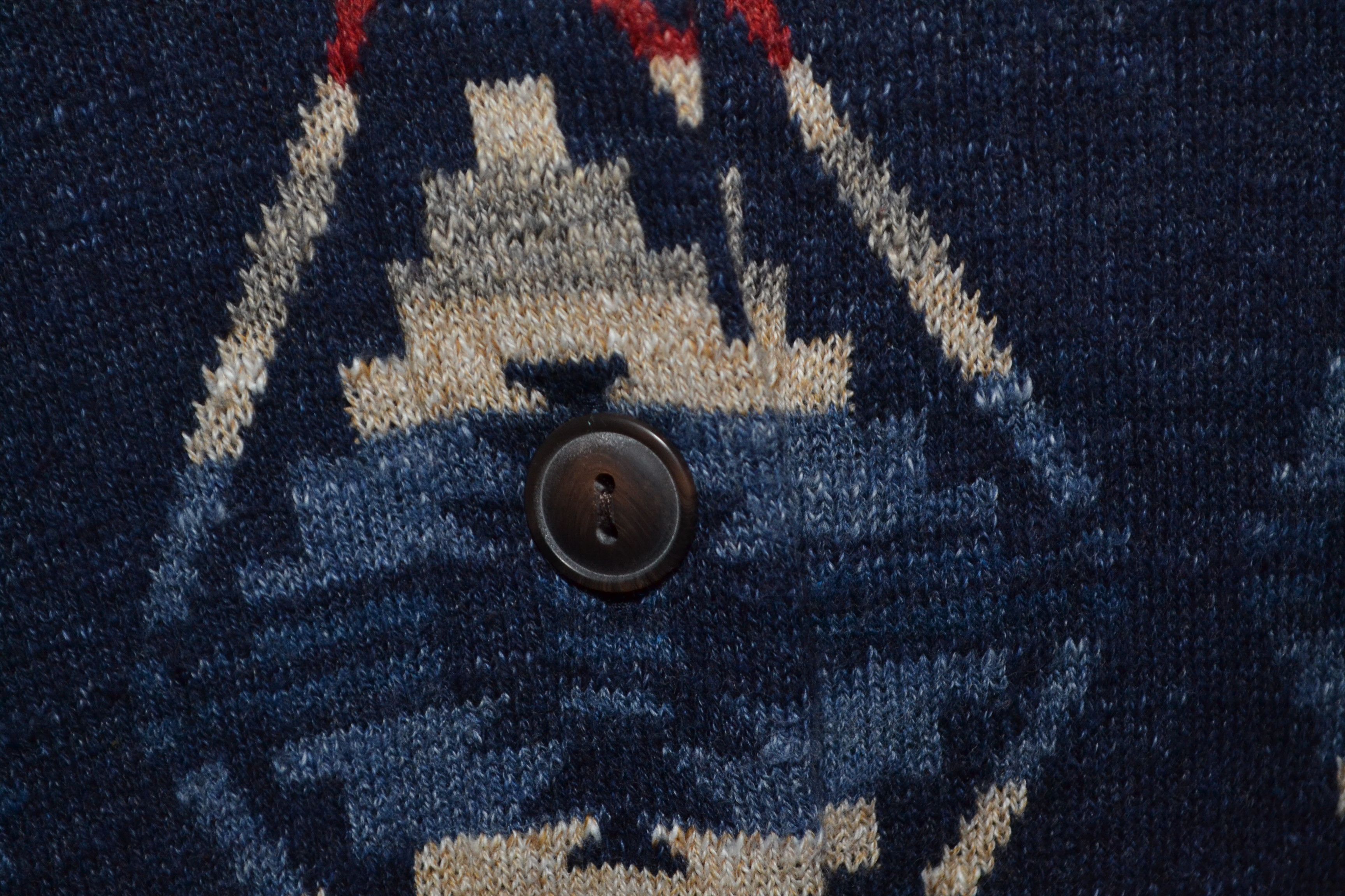 Denim & Supply Ralph Lauren × Ralph Lauren Ralph Lauren Denim Supply Cardigan Native Ortega Shawl Aztec Size XL / US 12-14 / IT 48-50 - 8 Thumbnail