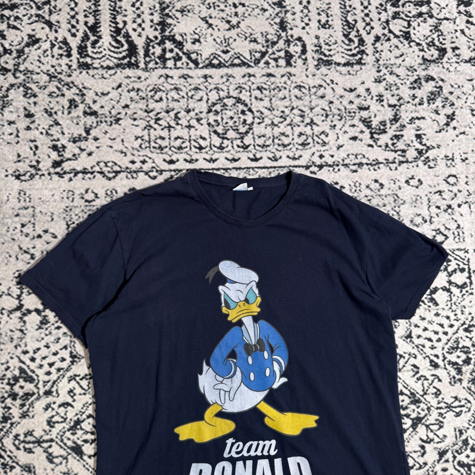 Vintage Vintage Unisex Navy Blue Cotton T-Shirt Size XL Donald Duck Size US XL / EU 56 / 4 - 4 Thumbnail