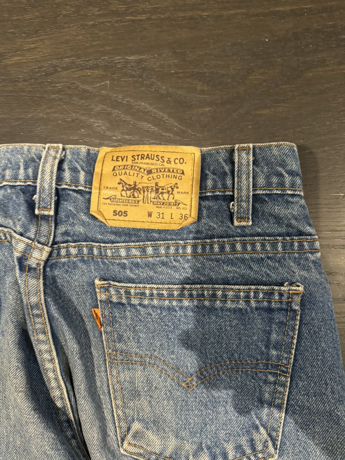 Levi's × Vintage Vintage Levi’s 505 Orange Tab Size US 31 - 7 Thumbnail