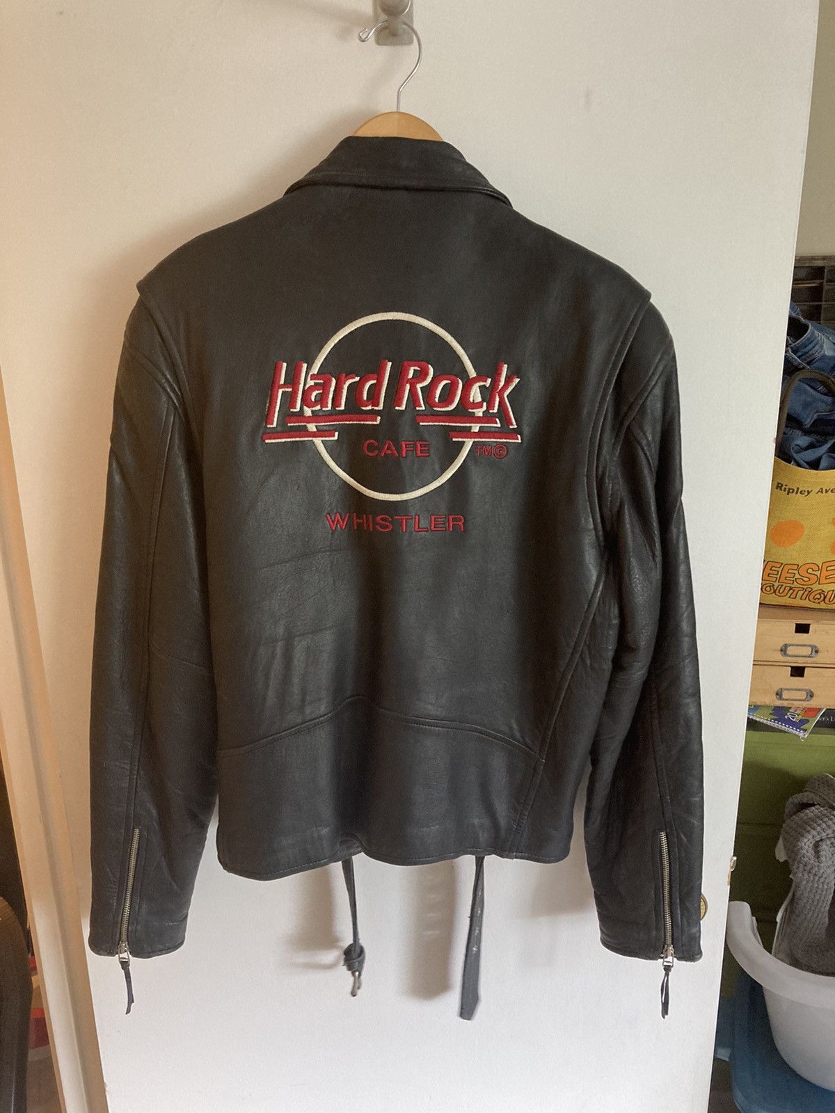 Hard Rock Cafe Hard Rock Cafe Vintage Punk Leather Jacket Size US S / EU 44-46 / 1 - 2 Thumbnail