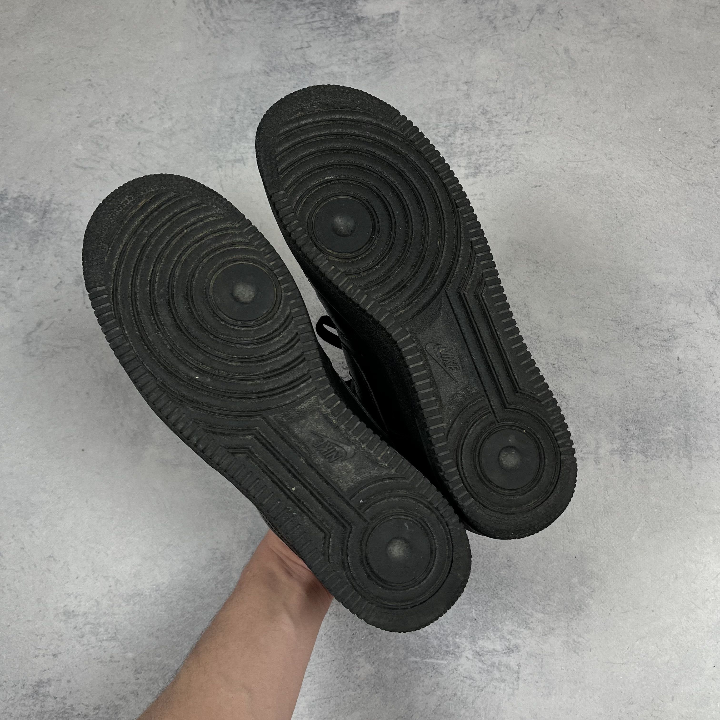 Nike Nike Air Force 1 Black Low Top Sneakers Size 44 Size US 11 / EU 44 - 7 Thumbnail