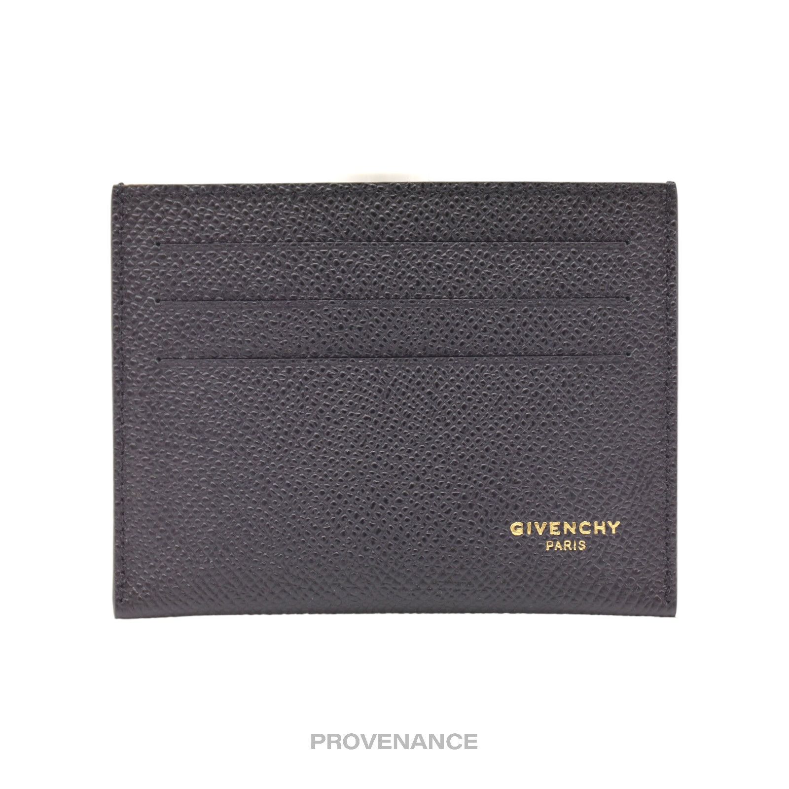 Givenchy 🔴 Givenchy 3CC LogoCard Holder - Black Leather Size ONE SIZE - 2 Thumbnail