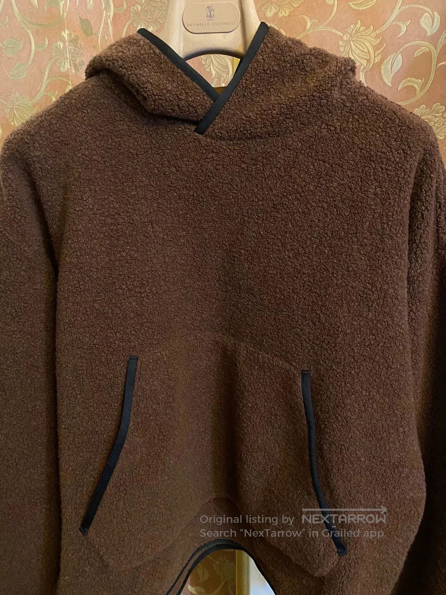 Ermenegildo Zegna ZEGNA Teddy Wool Hooded Sweater. Size US S / EU 44-46 / 1 - 3 Thumbnail