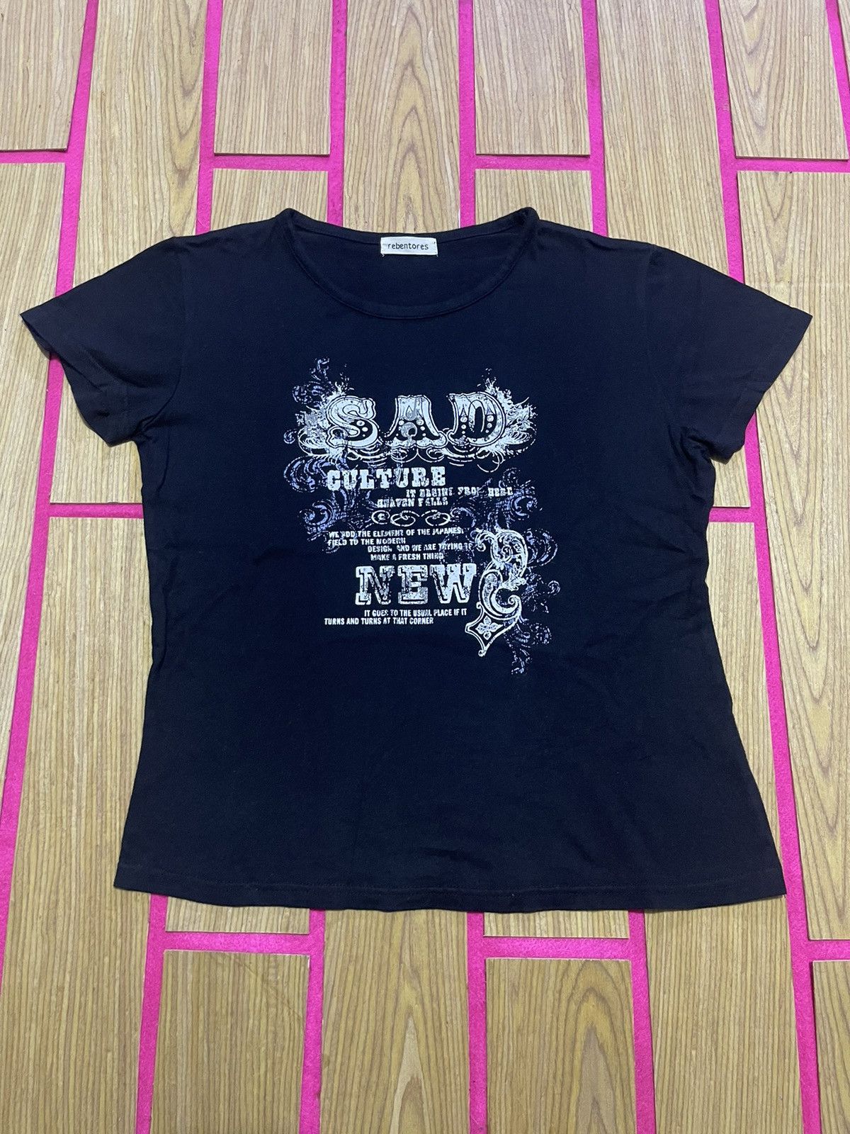 If Six Was Nine Y2K REBENTORES short sleeve tshirt ifsix style Size M / US 6-8 / IT 42-44 - 1 Thumbnail