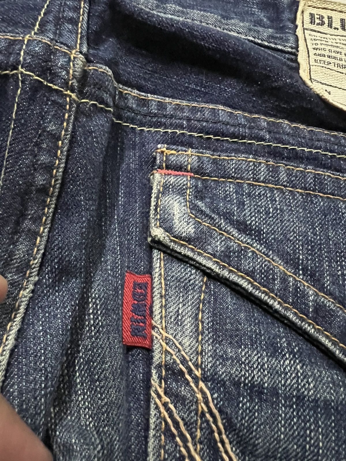 Edwin × If Six Was Nine × Japanese Brand 💥FLARE💥VINTAGE EDWIN 503 BLUE TRIP JEANS Size US 34 / EU 50 - 21 Thumbnail