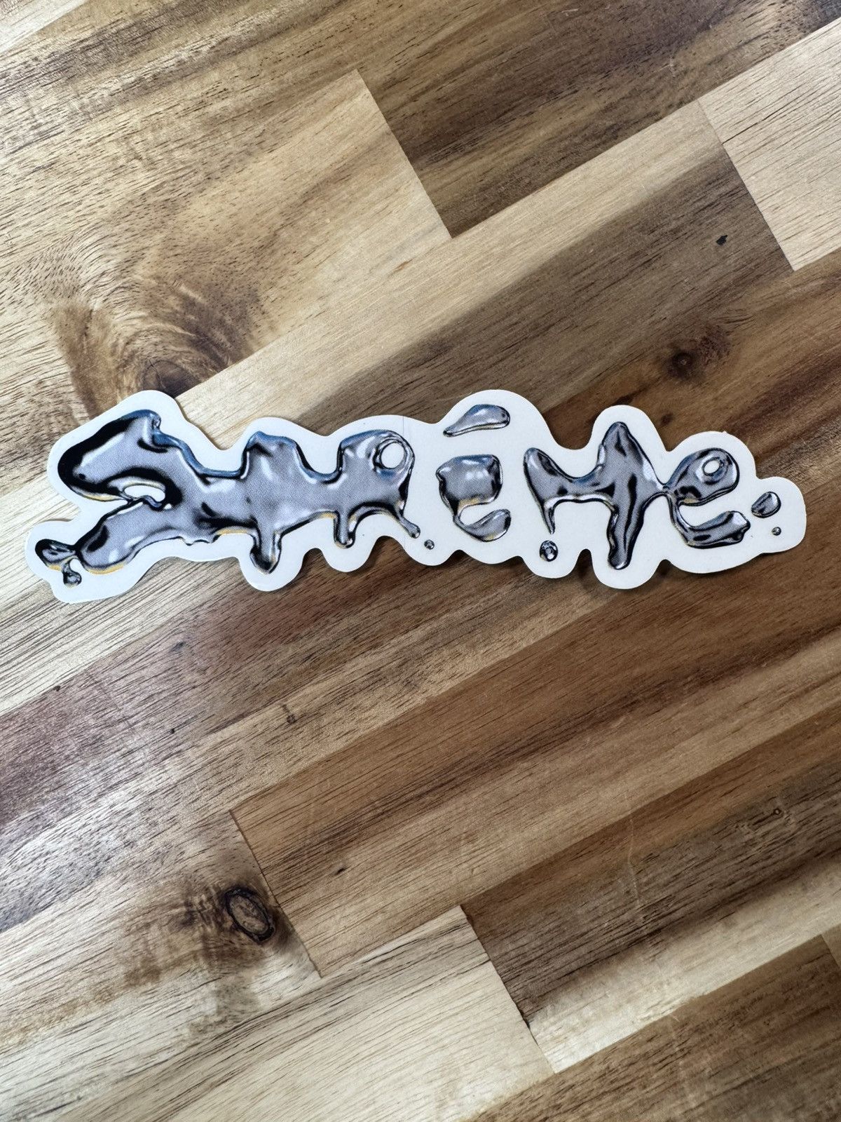 Supreme Supreme Liquid Metal Sticker FW18 Size ONE SIZE - 1 Preview