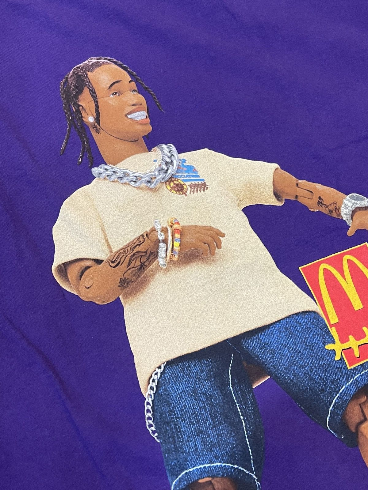 Travis Scott Travis Scott McDonald’s Action Figure Tee Brand New Size 2XL Size US XXL / EU 58 / 5 - 4 Thumbnail