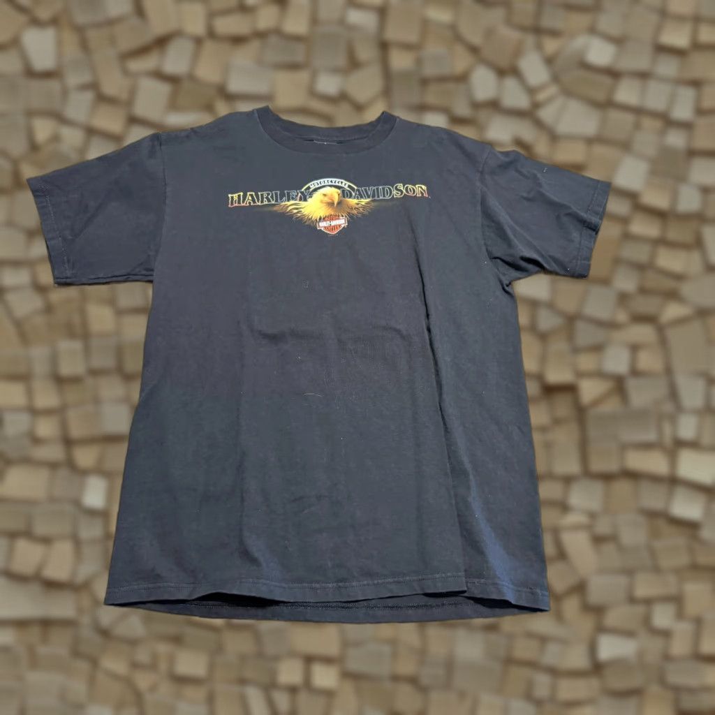 Harley Davidson Harley-Davidson Shirts Men's XL Black Short Sleeve Crew Neck Motorcycle Shirt Size US XL / EU 56 / 4 - 1 Thumbnail