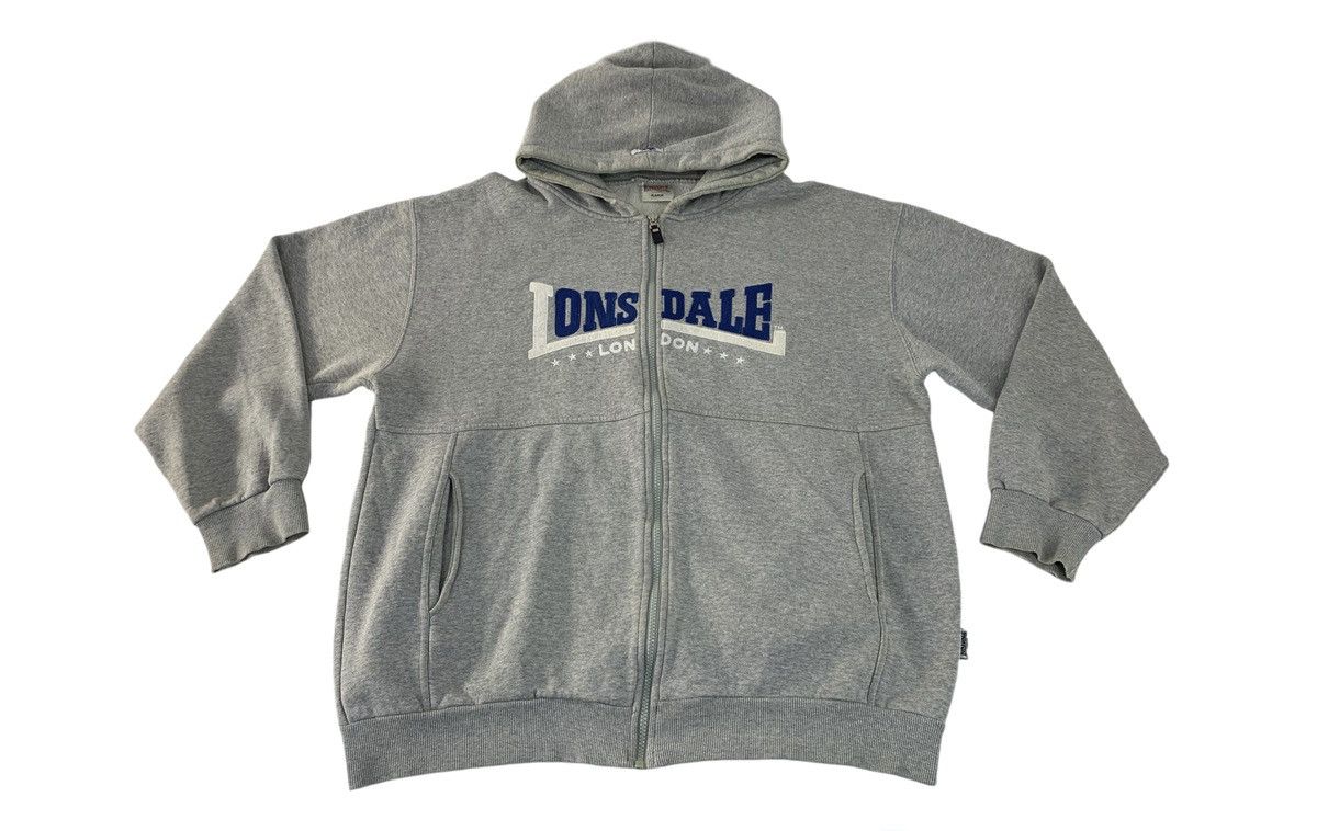 Lonsdale Lonsdale London Zip Up Spell Out Embroidery Logo Design Size US XL / EU 56 / 4 - 1 Thumbnail