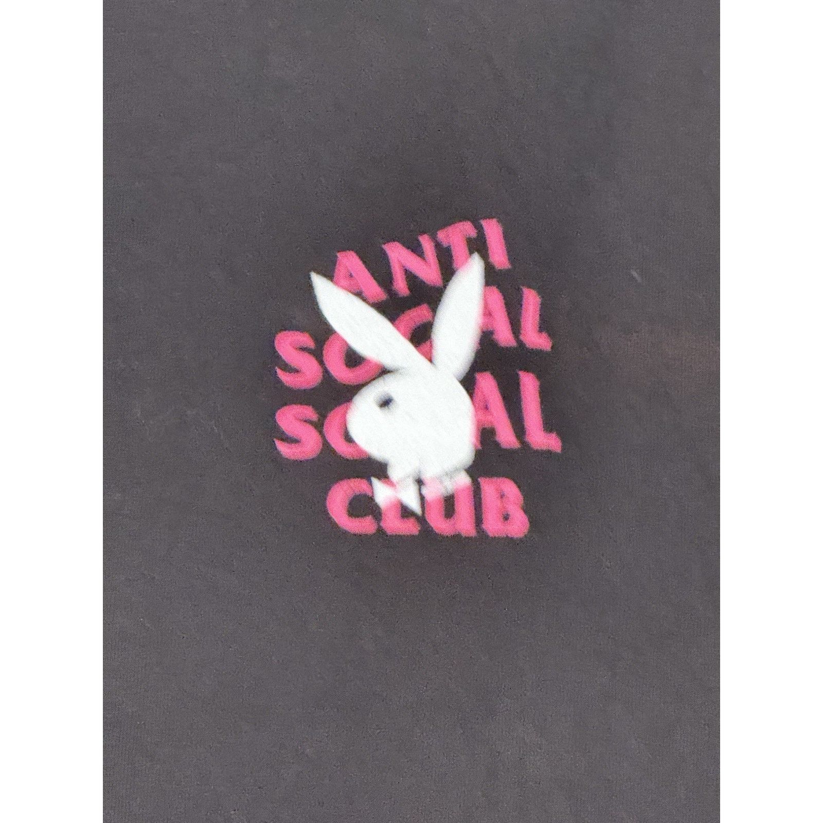 Anti Social Social Club Anti Social Social Club ASSC X Playboy Remix Bunny Black Tee Size US XL / EU 56 / 4 - 4 Thumbnail
