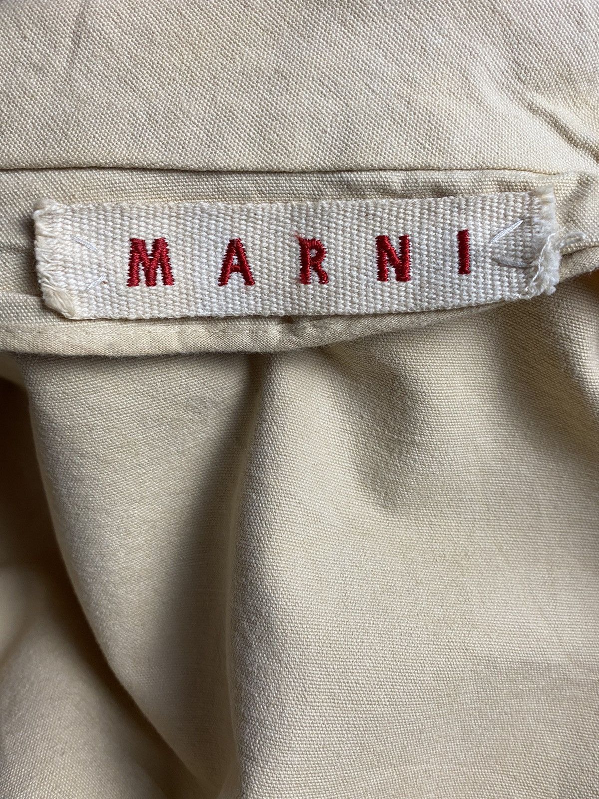 Marni Vintage MARNI Italy Chore Button Jacket Size S / US 4 / IT 40 - 10 Thumbnail