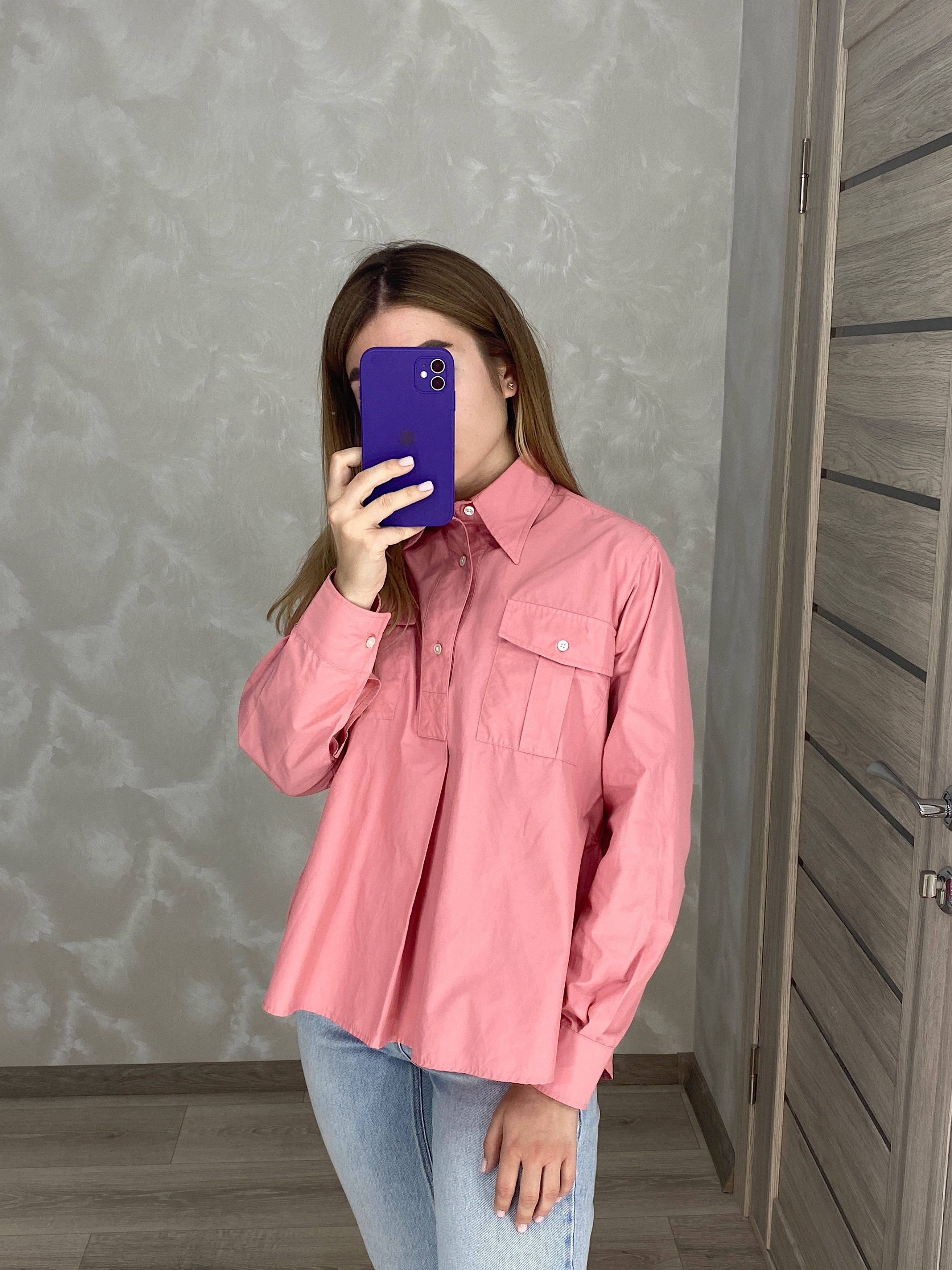 Designer × Plan C Plan C Shirt Women Pink Cargo Designer Size M / US 6-8 / IT 42-44 - 7 Thumbnail