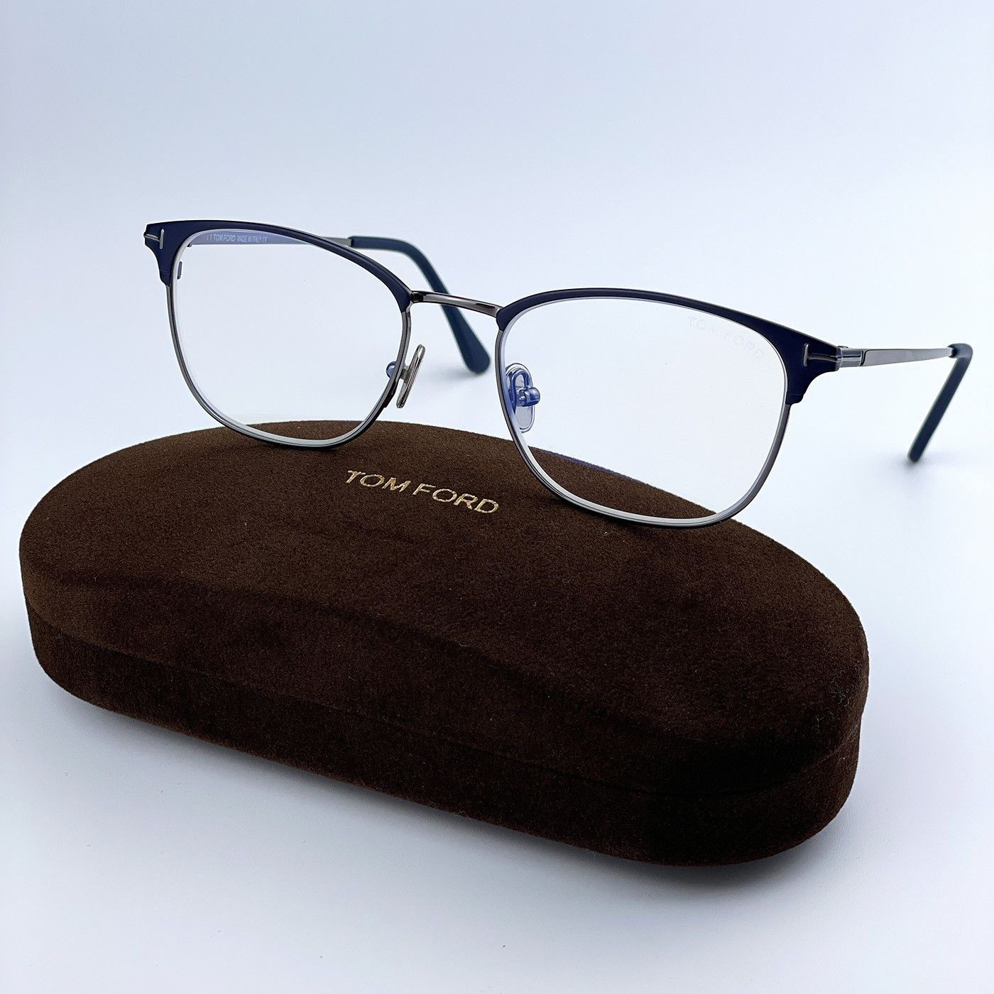 Tom Ford NEW Tom Ford FT5750-B 091 Unisex Square Eyeglasses Size ONE SIZE - 2 Thumbnail