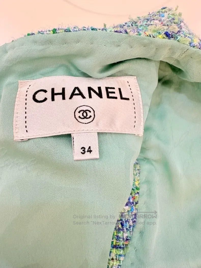 Chanel Chanel Waterfall series grass cakes with coats on both sid Size XXS / US 00 / IT 34 - 6 Thumbnail