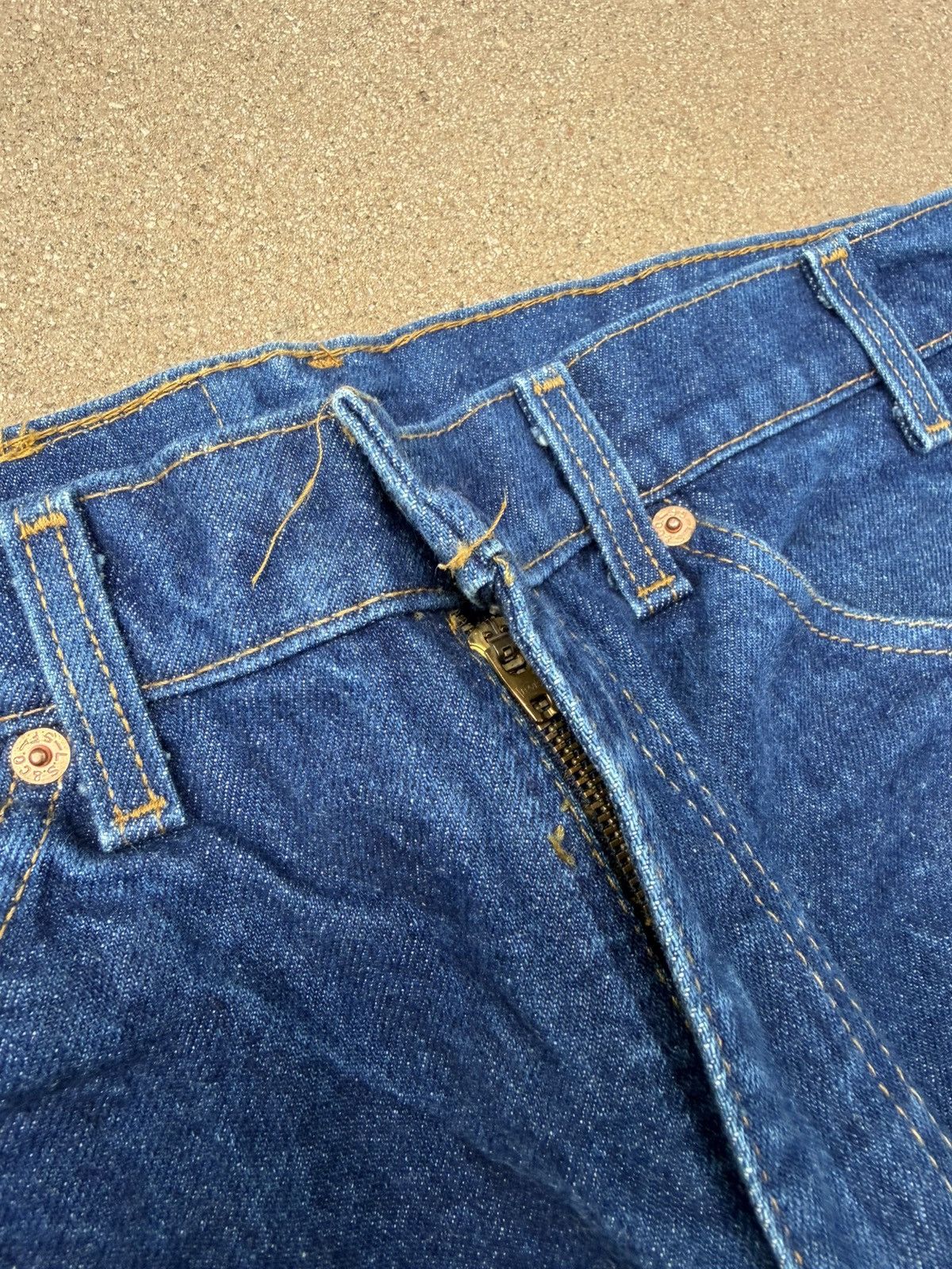 Levi's Vintage 90’s Levi’s 517 Orange Tab Bootcut Flare Jeans 33x31 Size US 33 - 5 Thumbnail
