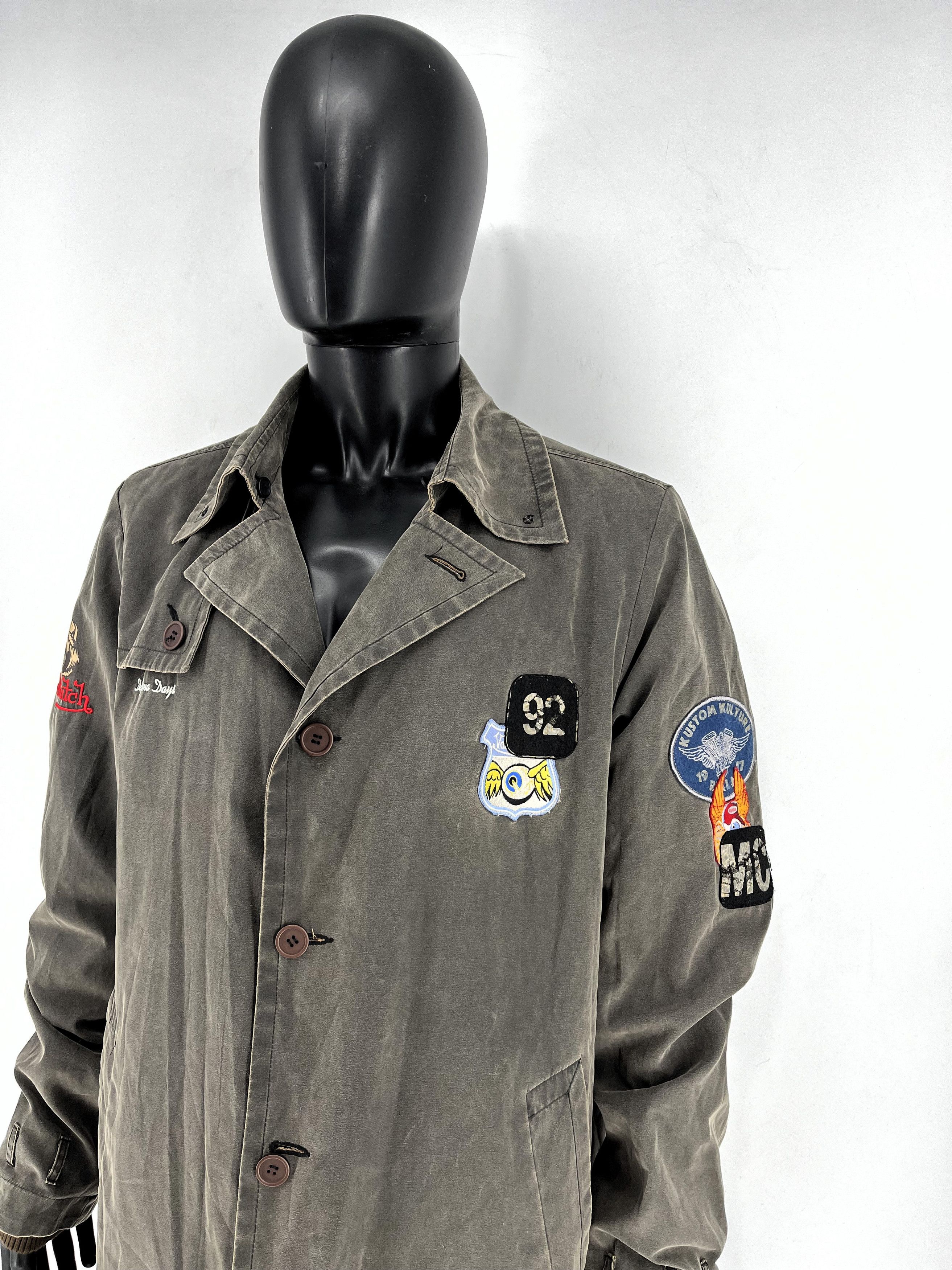 Japanese Brand × Von Dutch Vintage 90s Von Dutch Coat Parka Jacket Size US XXL / EU 58 / 5 - 5 Thumbnail