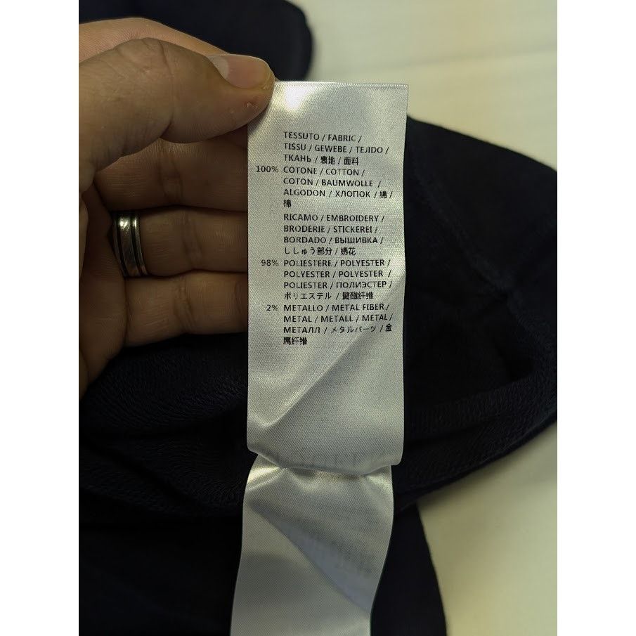 Alexander McQueen o1rshd1 Sweatshirt in Navy Blue Size US M / EU 48-50 / 2 - 15 Thumbnail