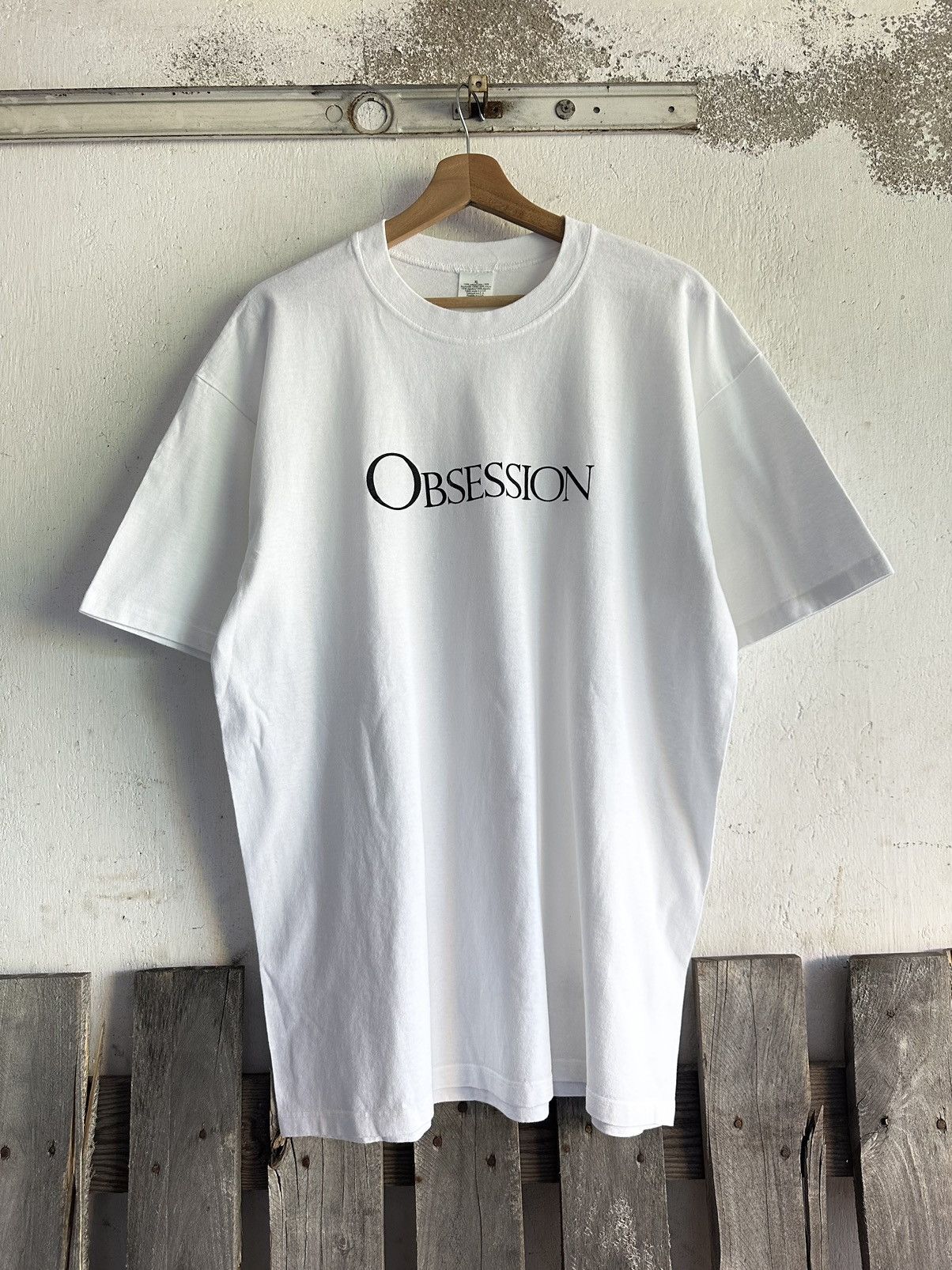 Calvin Klein 90s Calvin Klein Obsession Fragrance Tee | Grailed