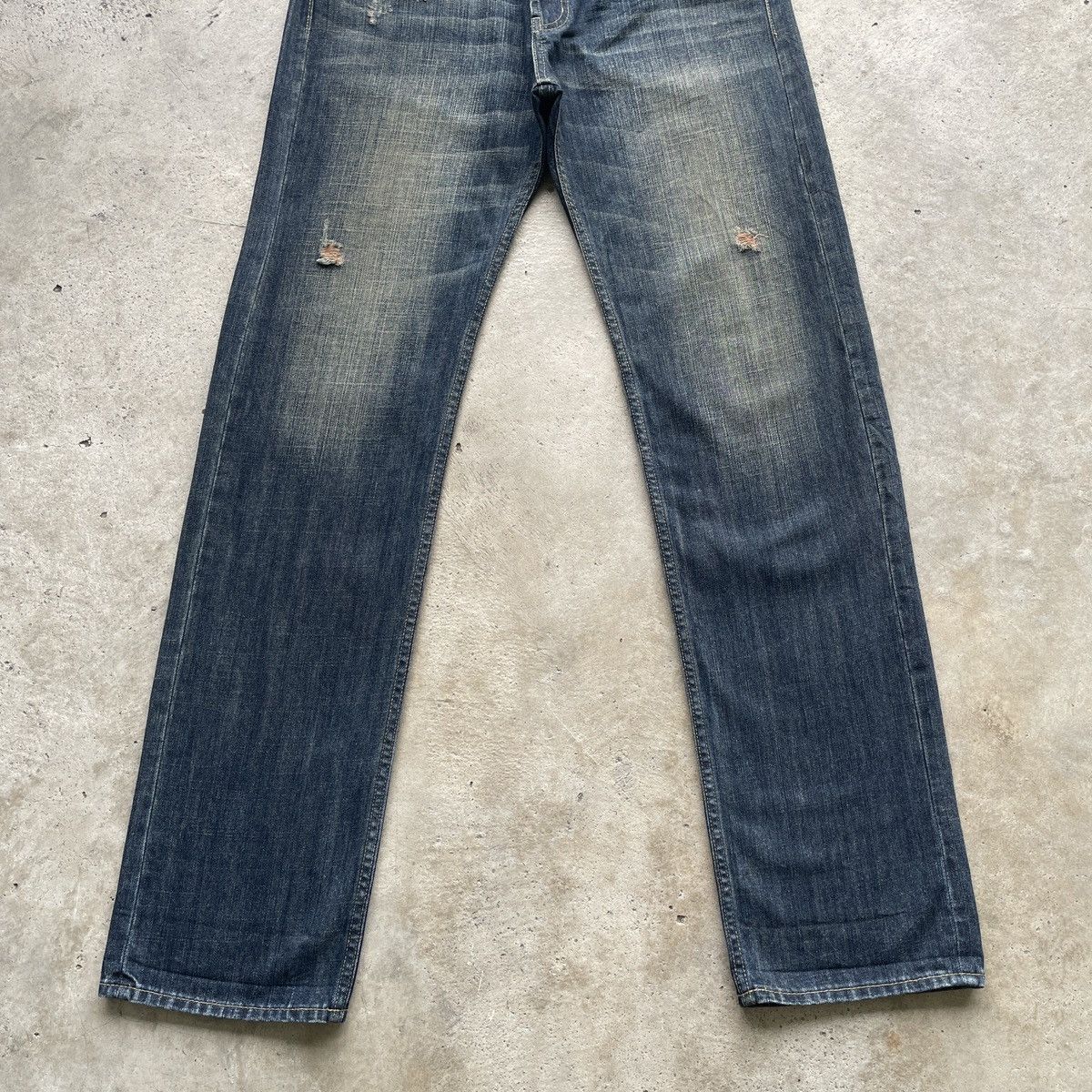 Japanese Brand W33x34💥 Vintage Japanese Rusty Jeans Faded Denim Pants Size US 33 - 4 Thumbnail