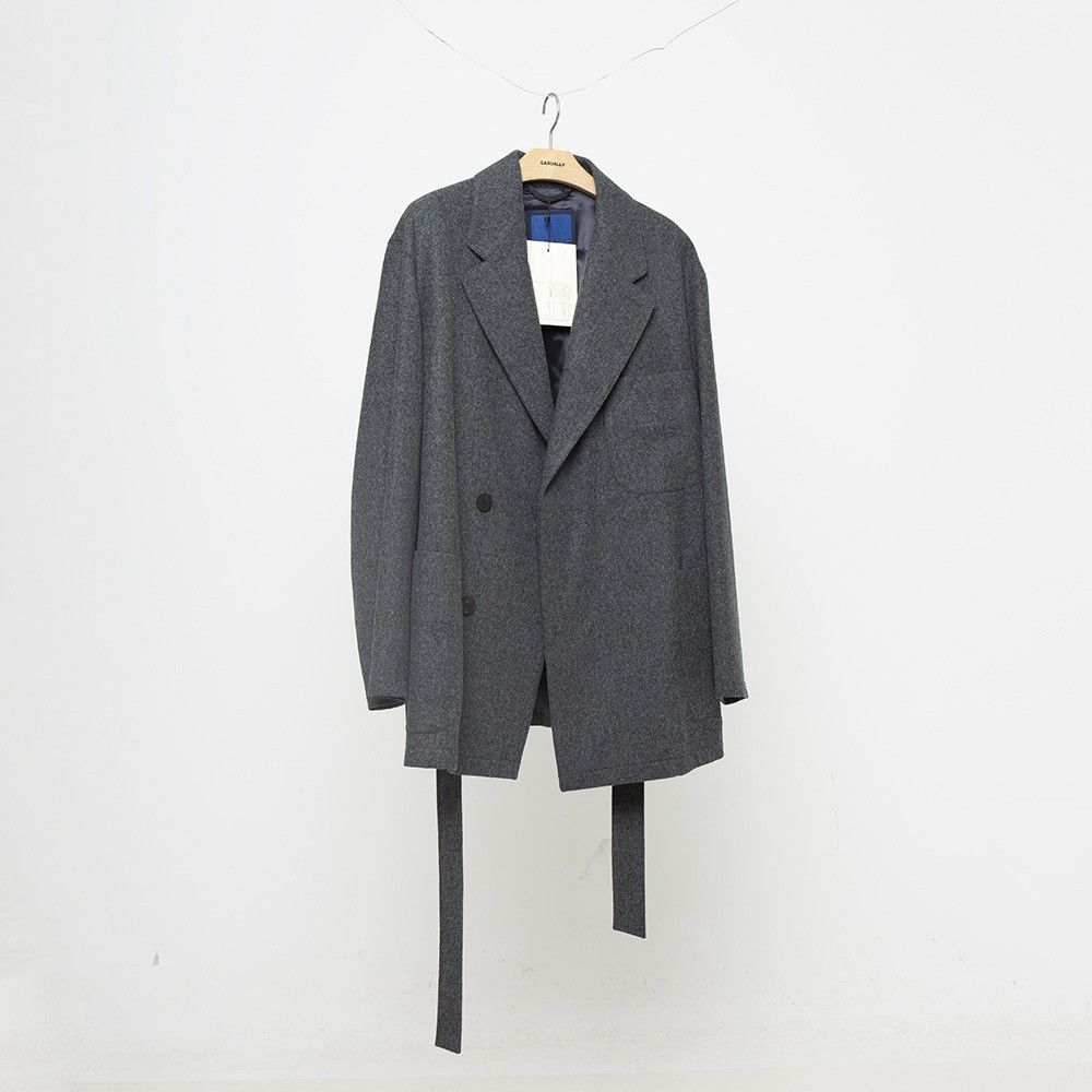 Document Document Beuys Belted Jacket in Austrian Loden Felt Wool Size US L / EU 52-54 / 3 - 1 Thumbnail